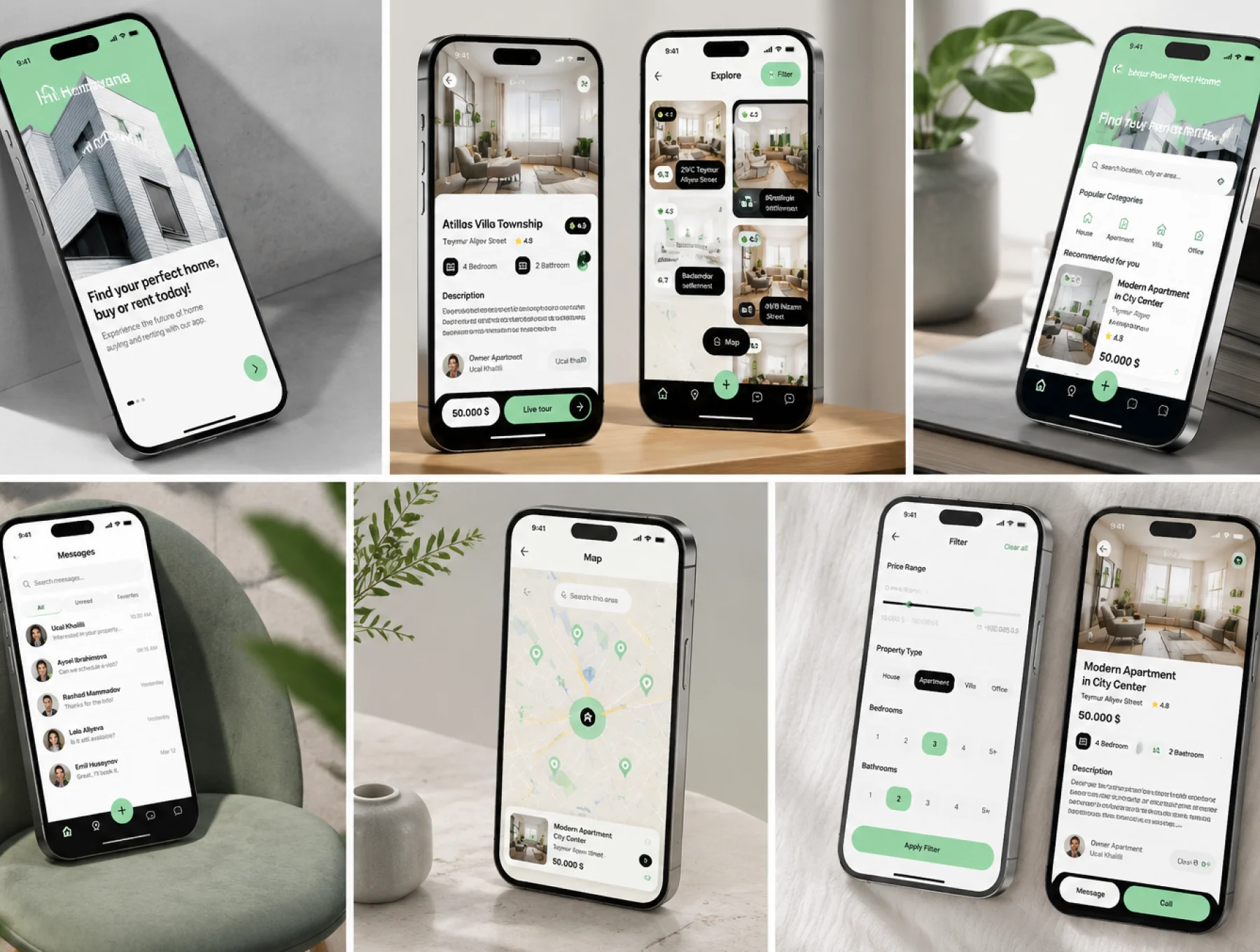 Homevana Real Estate App UI Kit 6