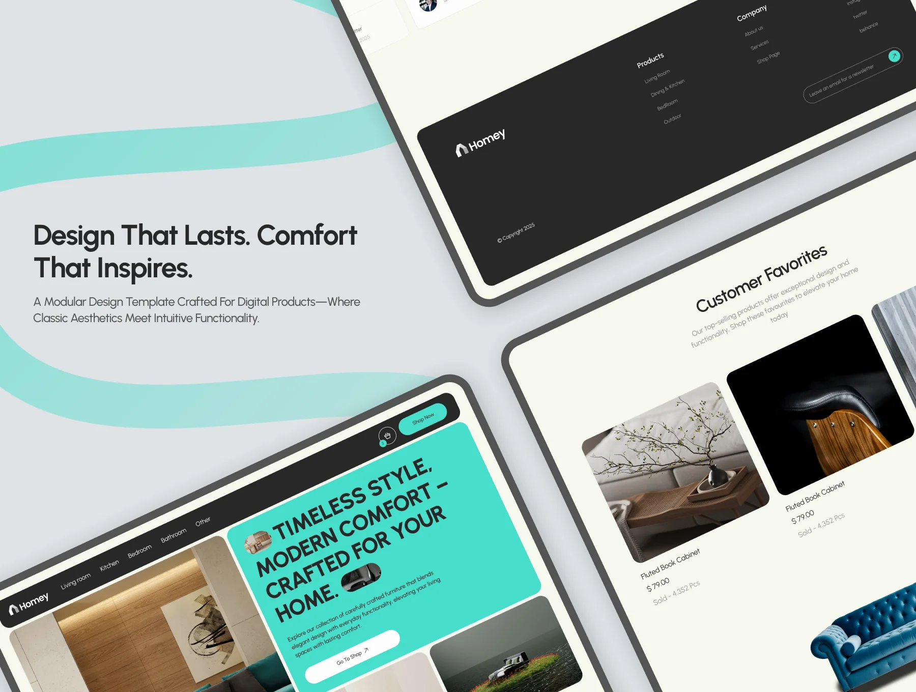 Modern Furniture E-commerce UI Kit