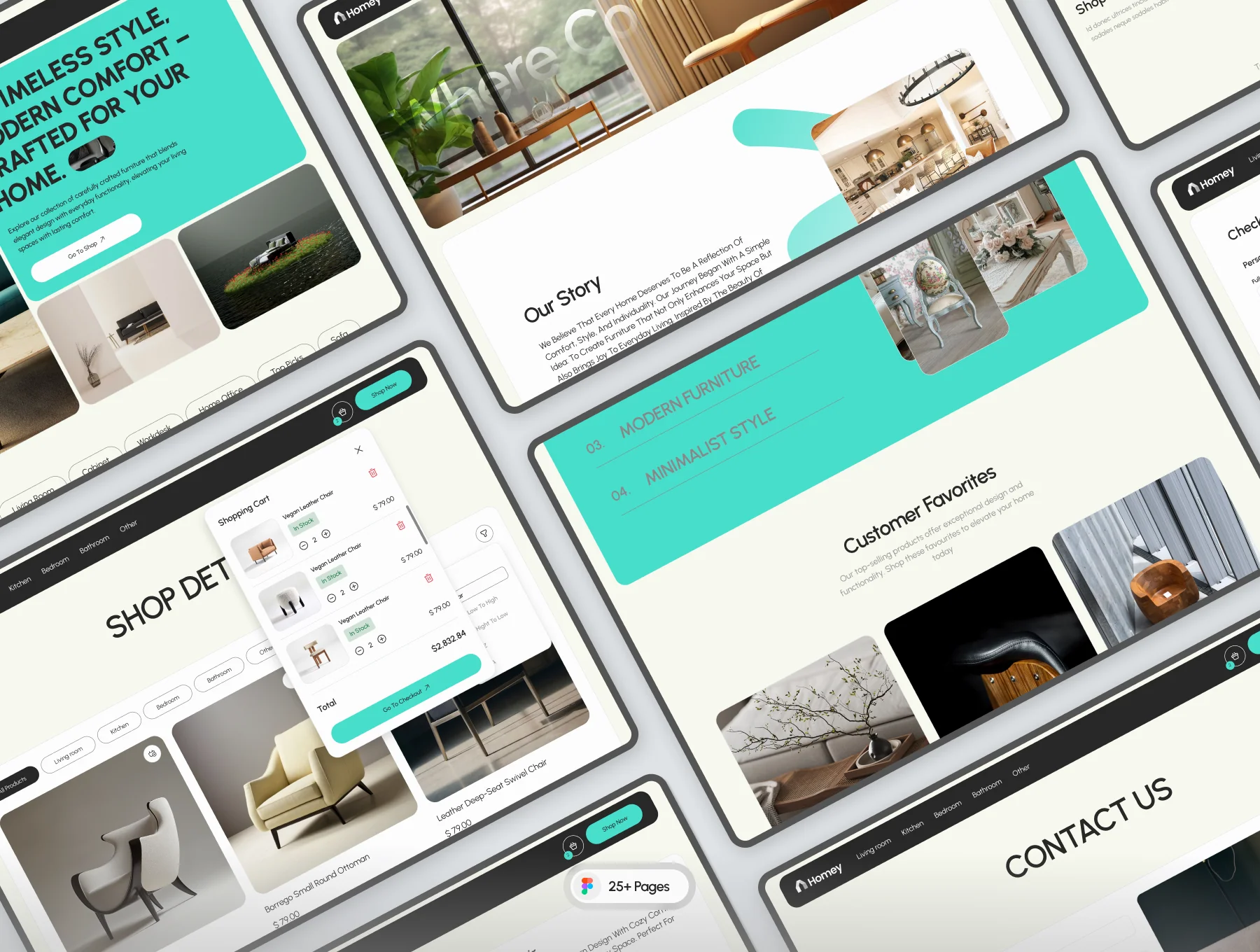 Modern Furniture E-commerce UI Kit 2