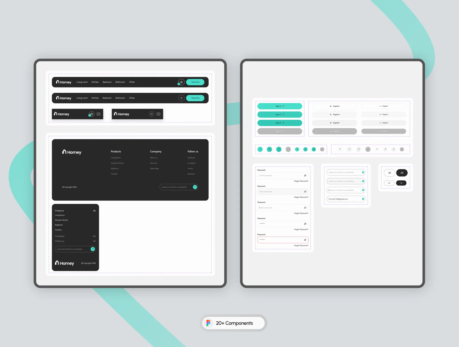 Modern Furniture E-commerce UI Kit 3