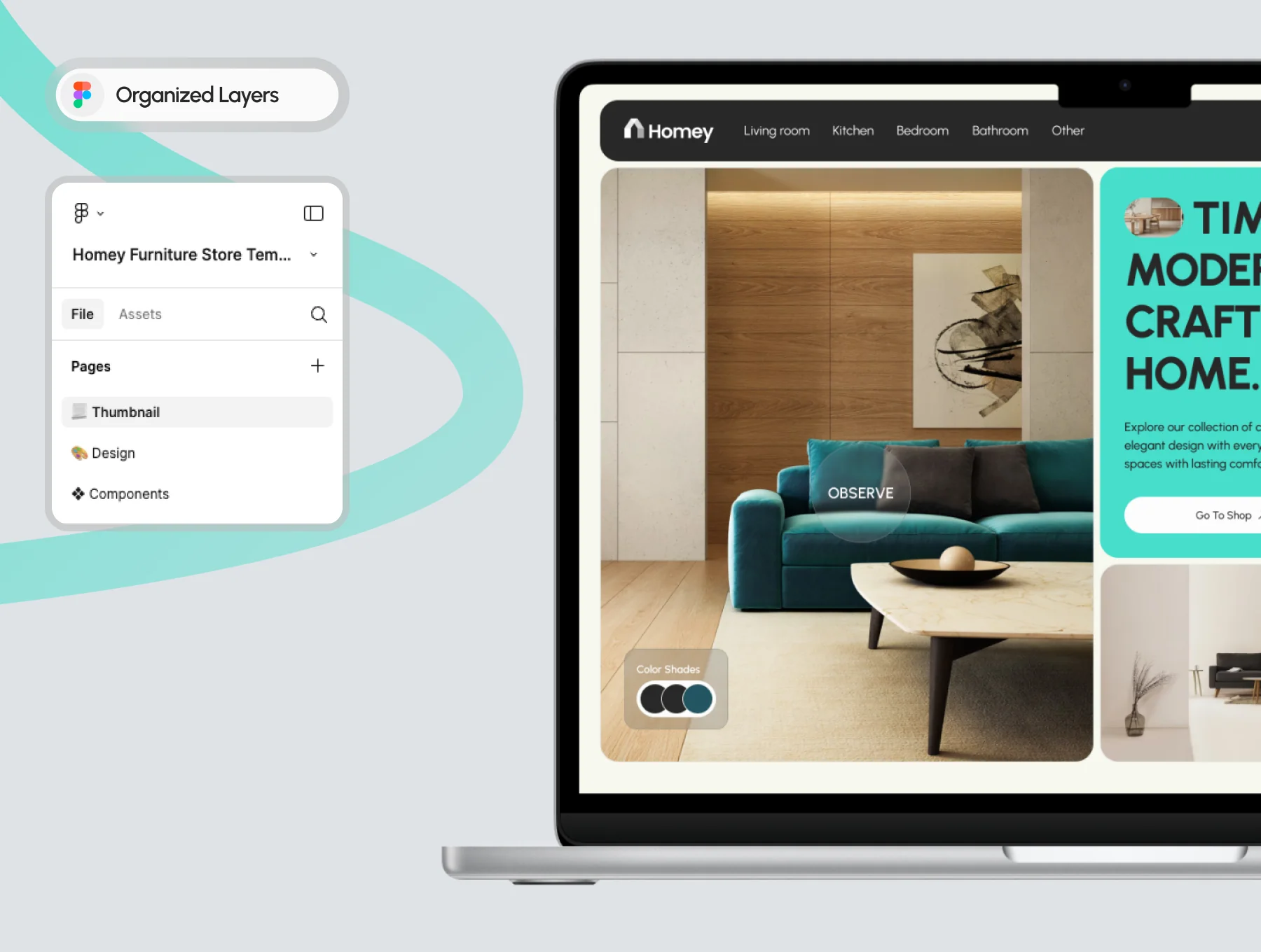 Modern Furniture E-commerce UI Kit 4