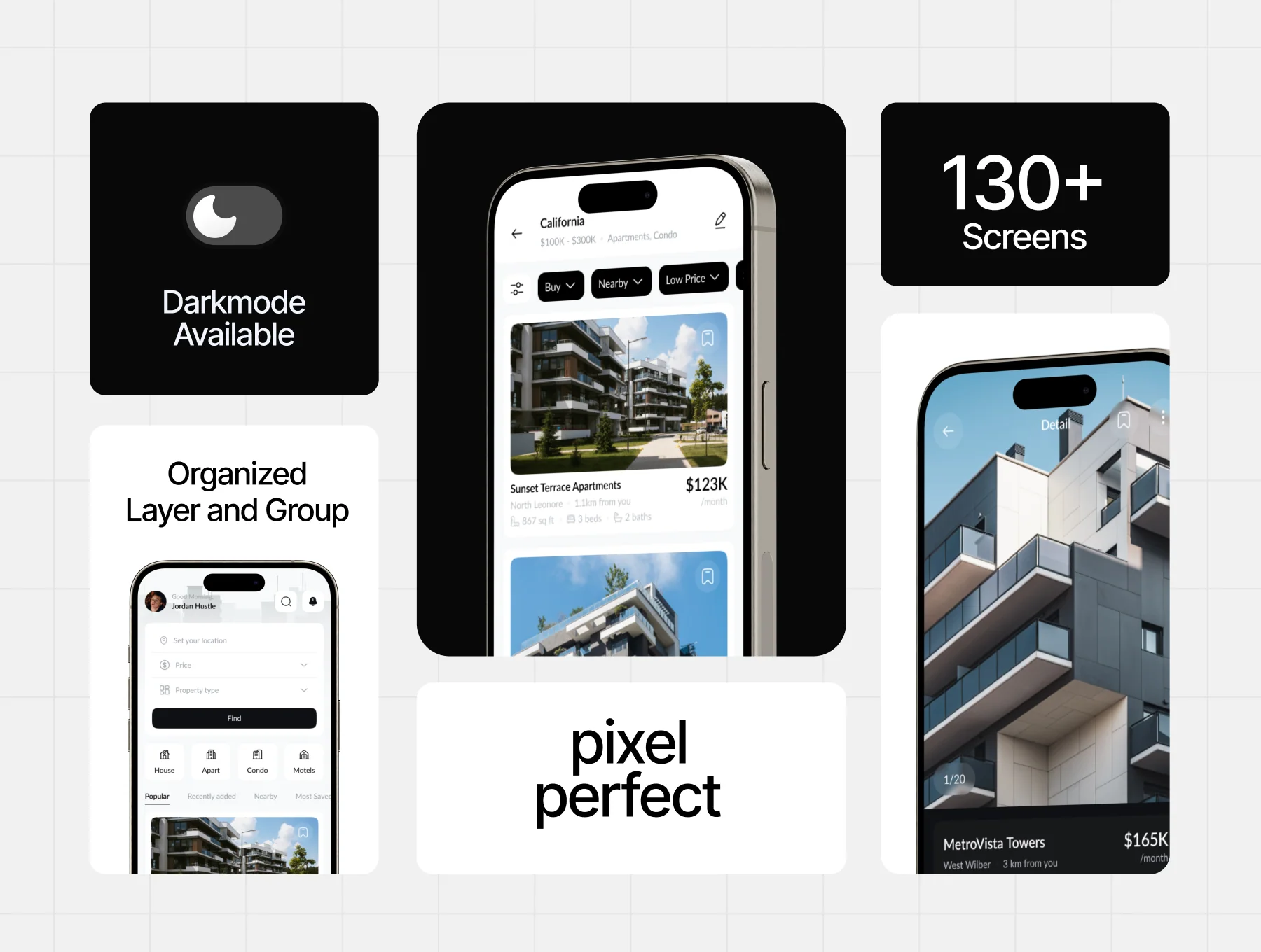Homey - Real Estate Mobile App UI KIT 2