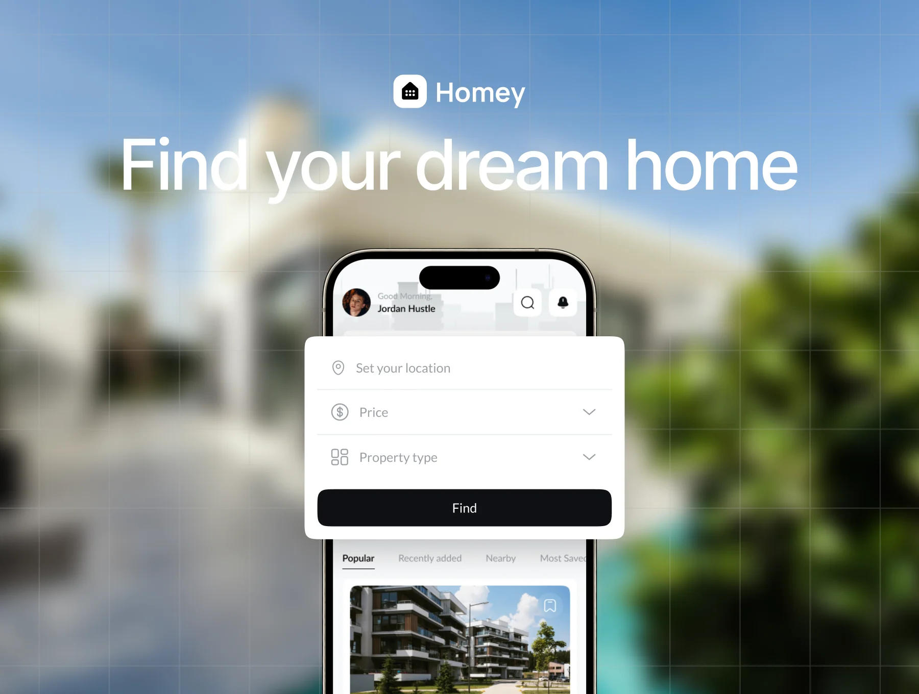 Homey - Real Estate Mobile App UI KIT 3