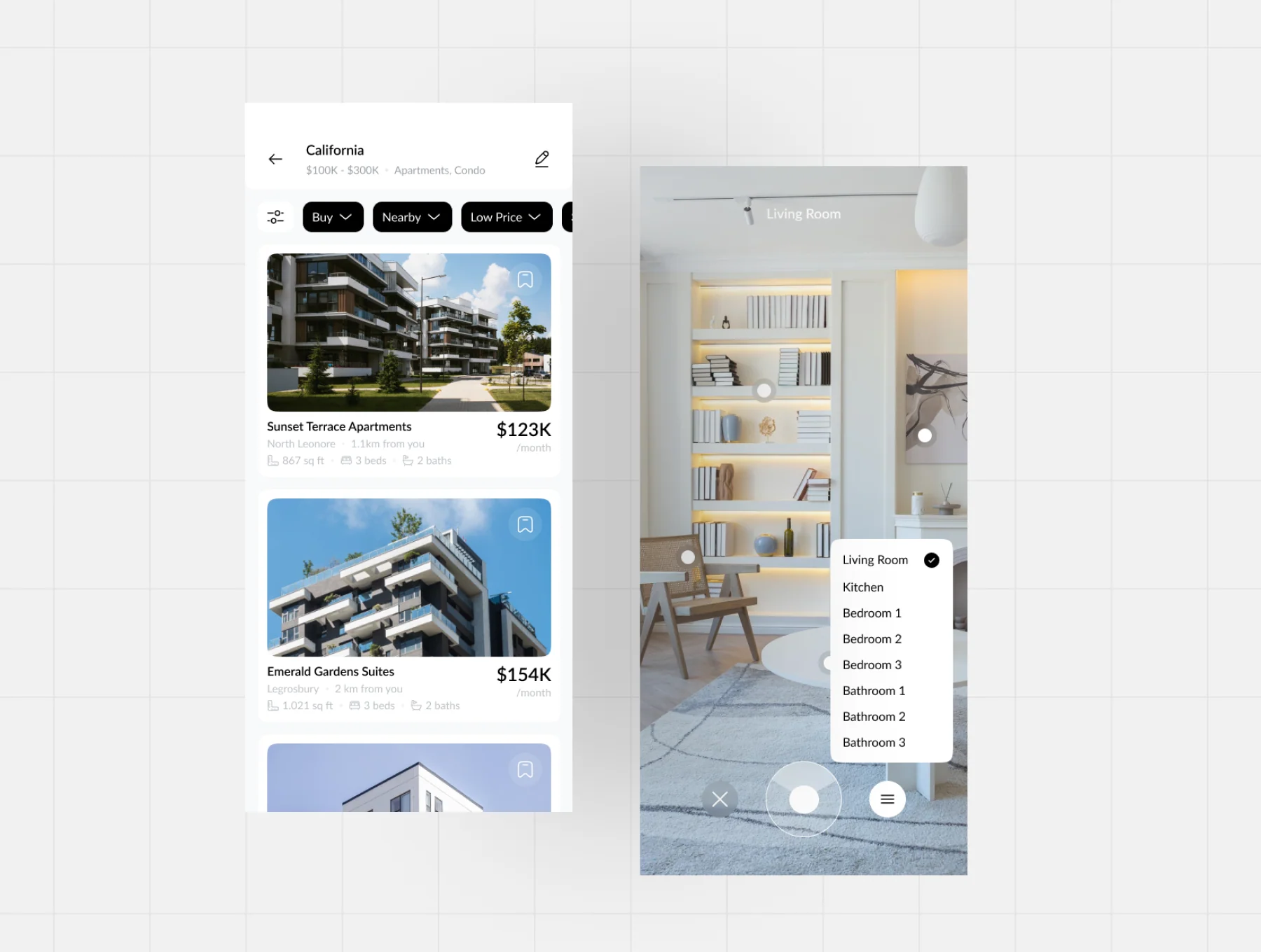Homey - Real Estate Mobile App UI KIT 6