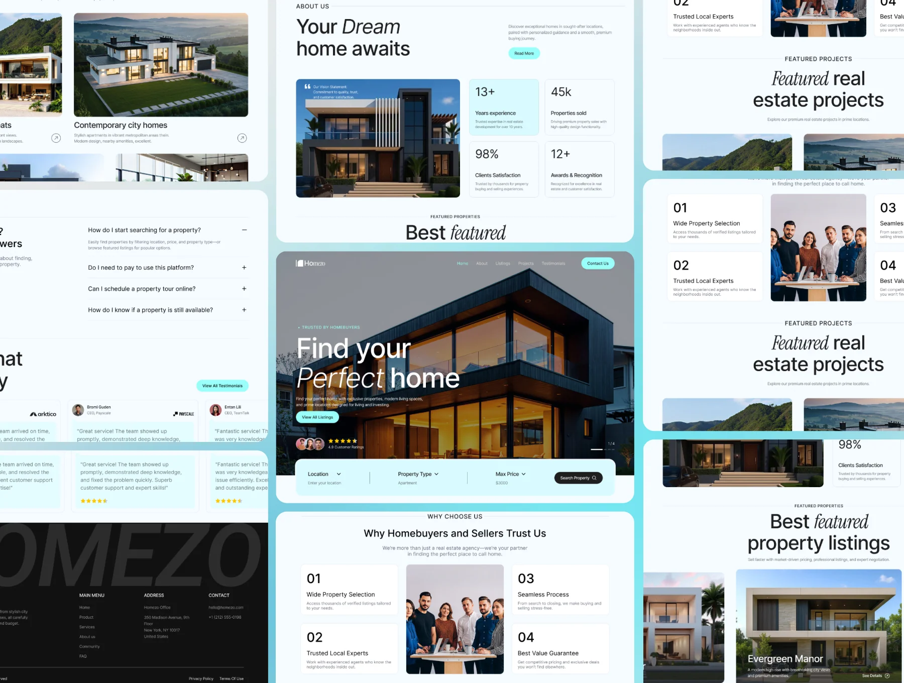 Homezo – Real Estate & Property Framer Template 3
