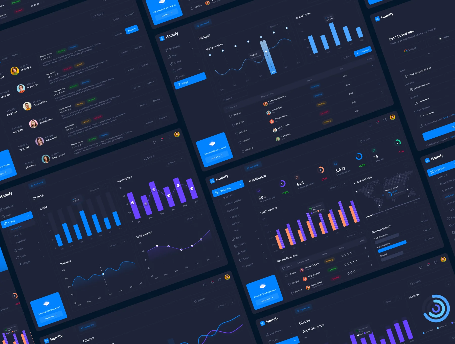 Homify - Real Estate SaaS UI KIT 5