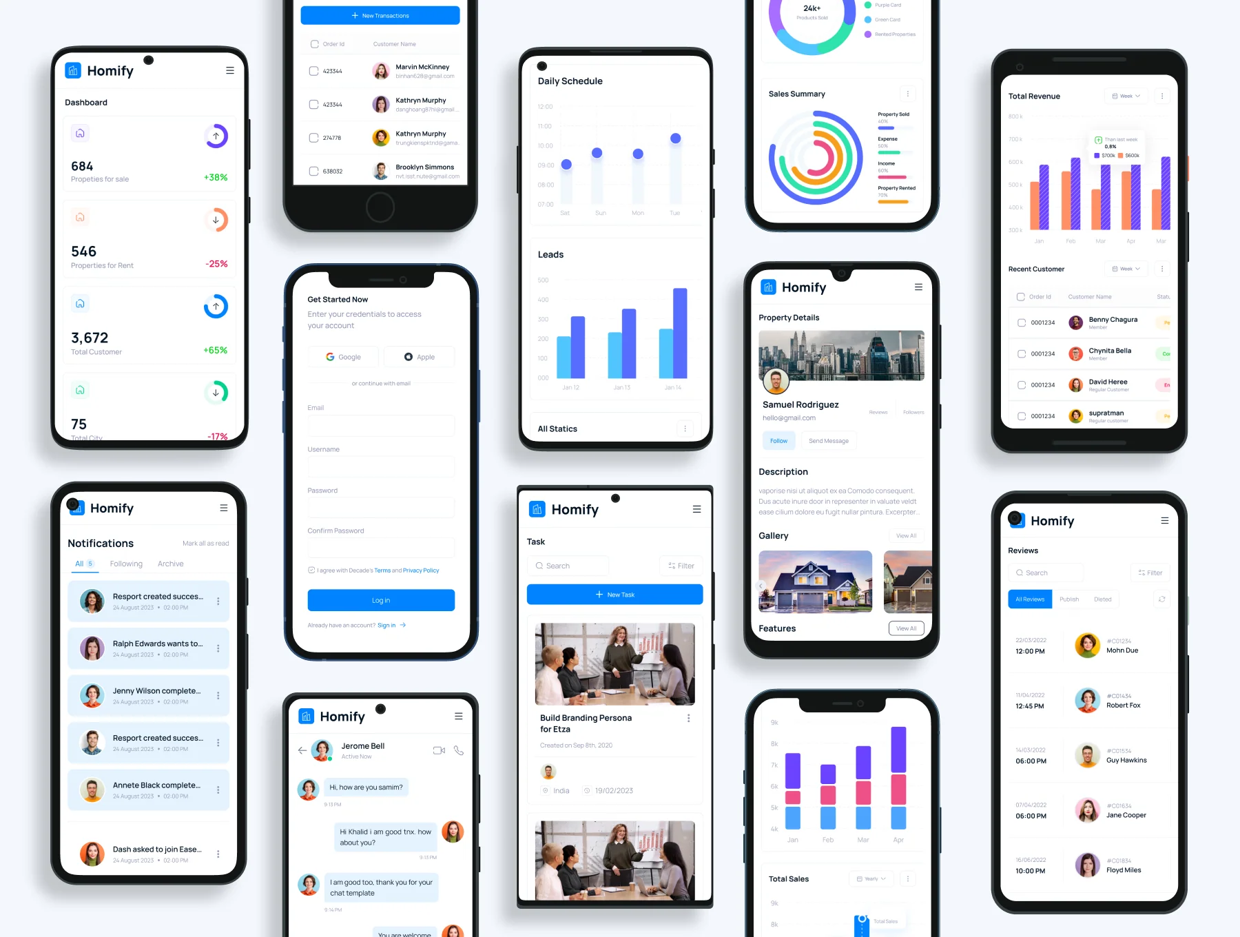 Homify - Real Estate SaaS UI KIT 8