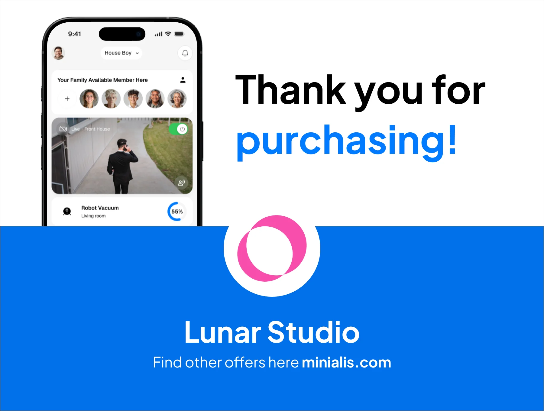 Homiq - Smarthome Control Premium UI KIts App 6
