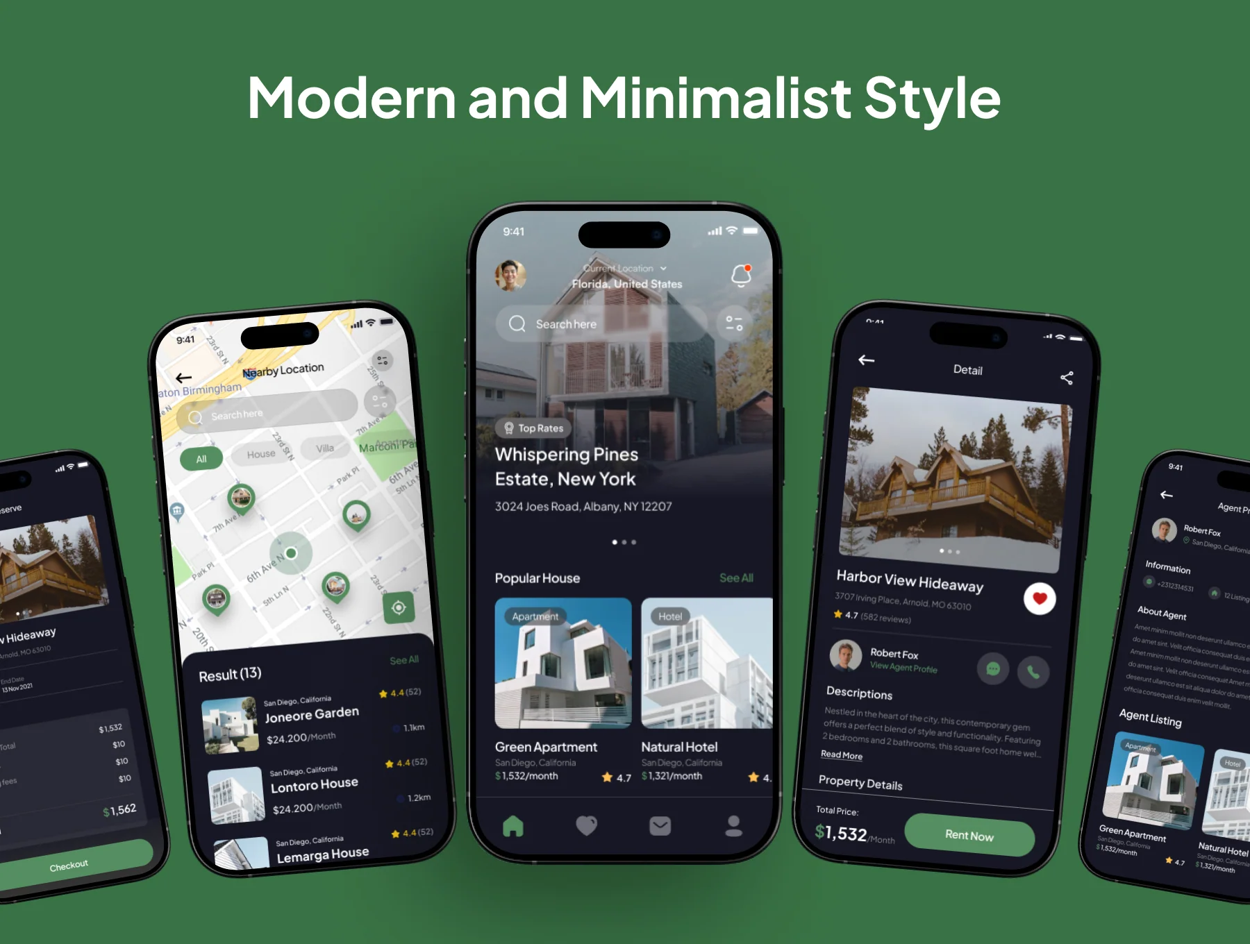 Homisy - Real Estate App IOS UI Kits 4