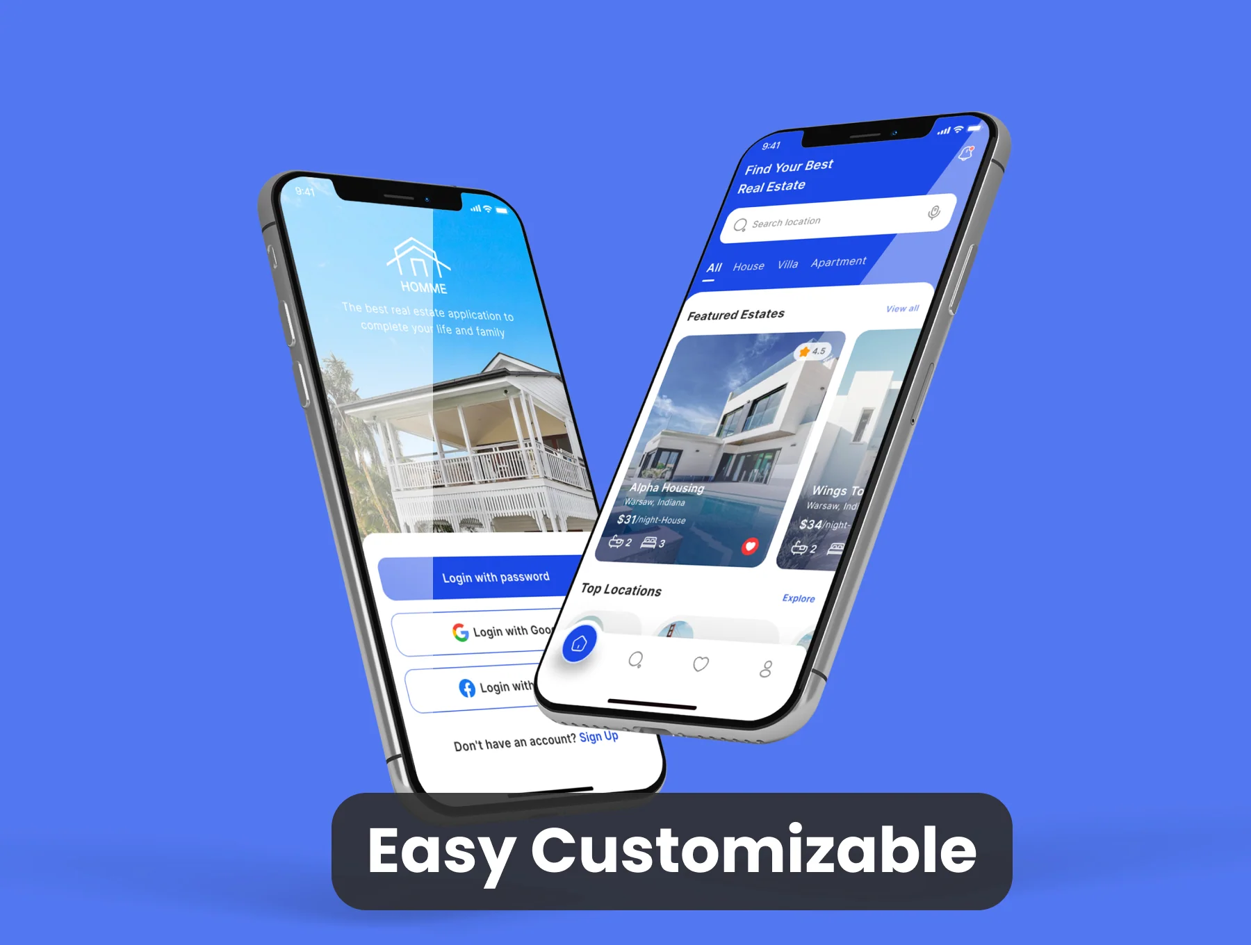 HOMME - Real Estate App UI Kit 5