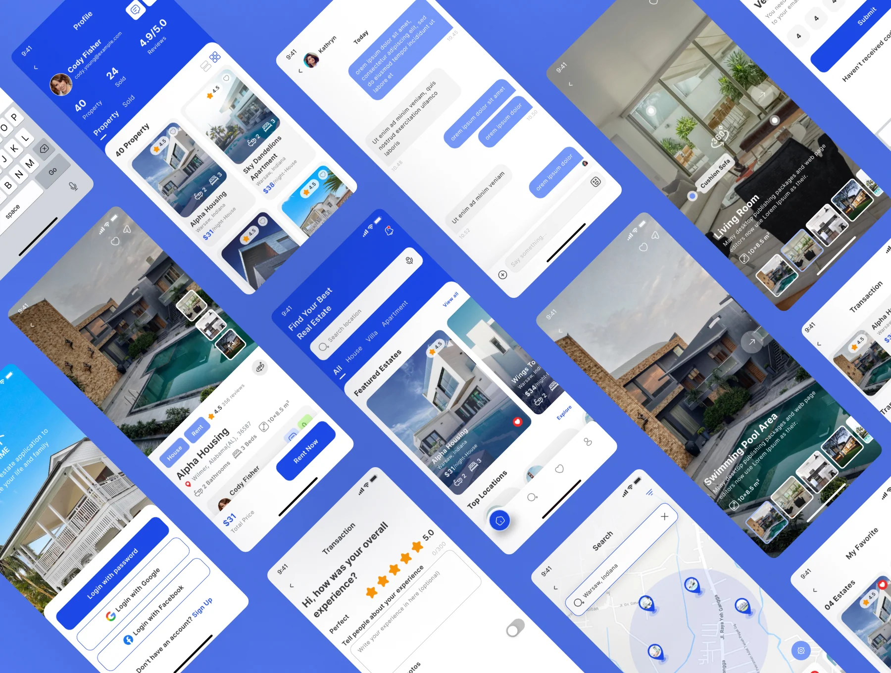 HOMME - Real Estate App UI Kit 6
