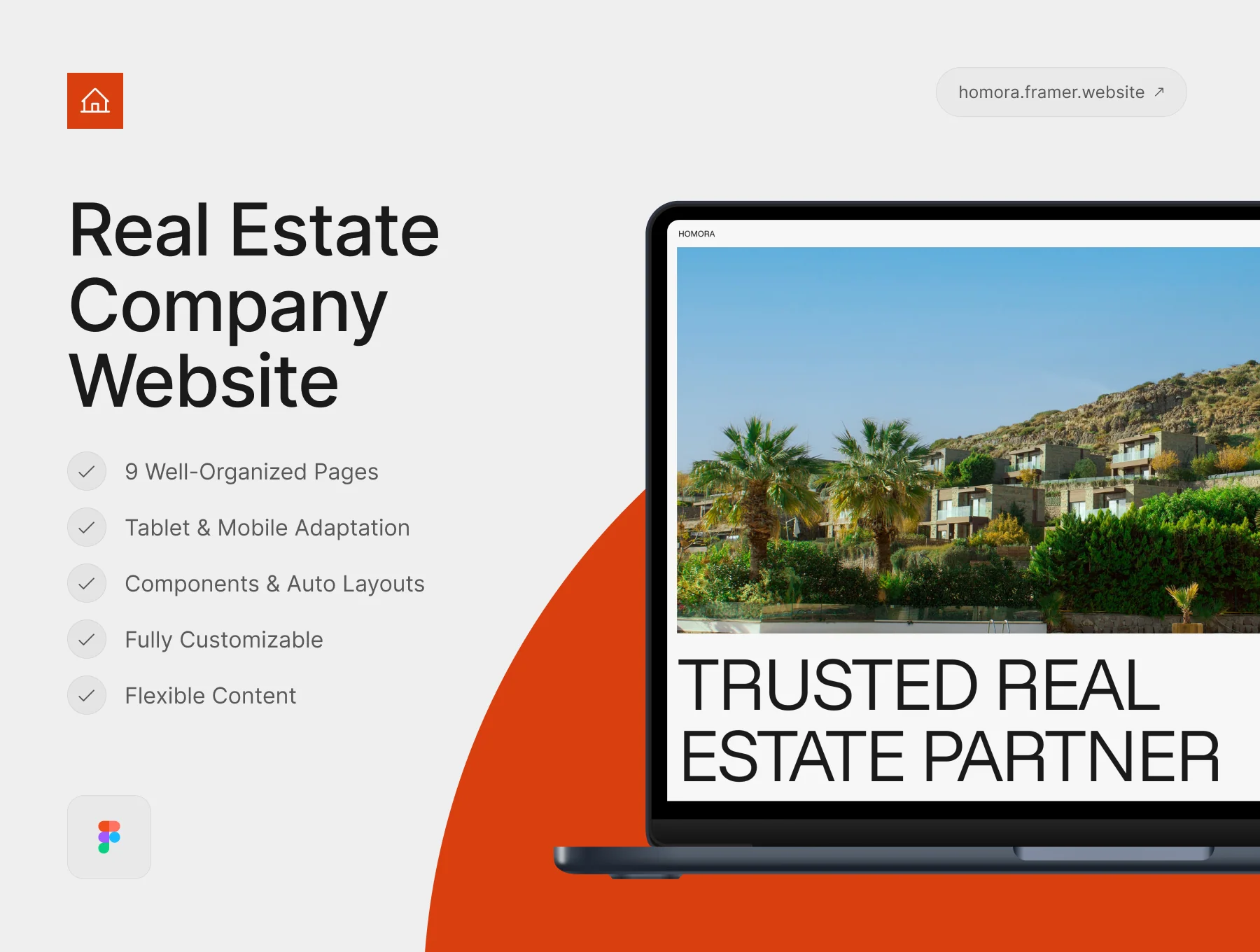 HOMORA – Real Estate Company Website