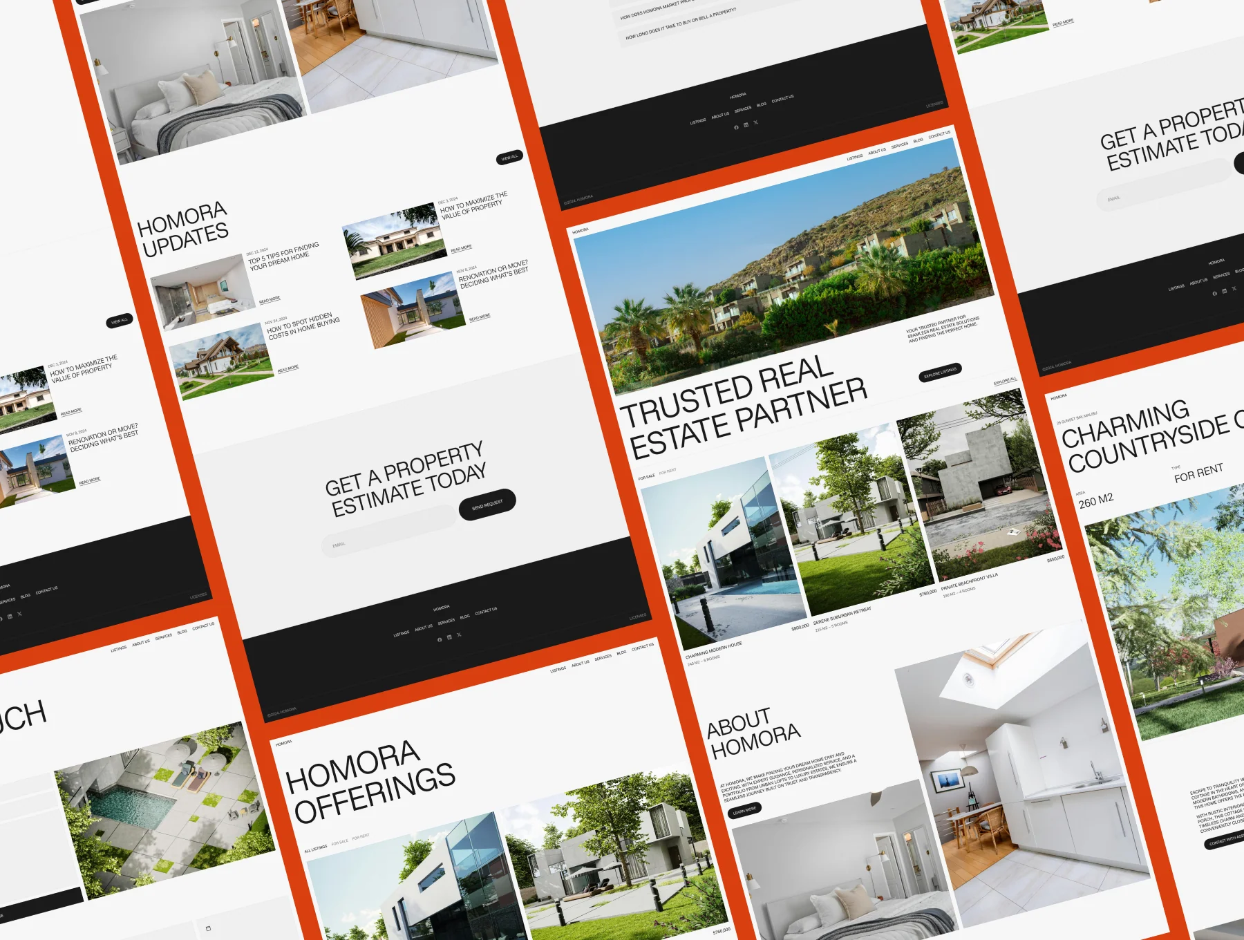 HOMORA – Real Estate Company Website 5