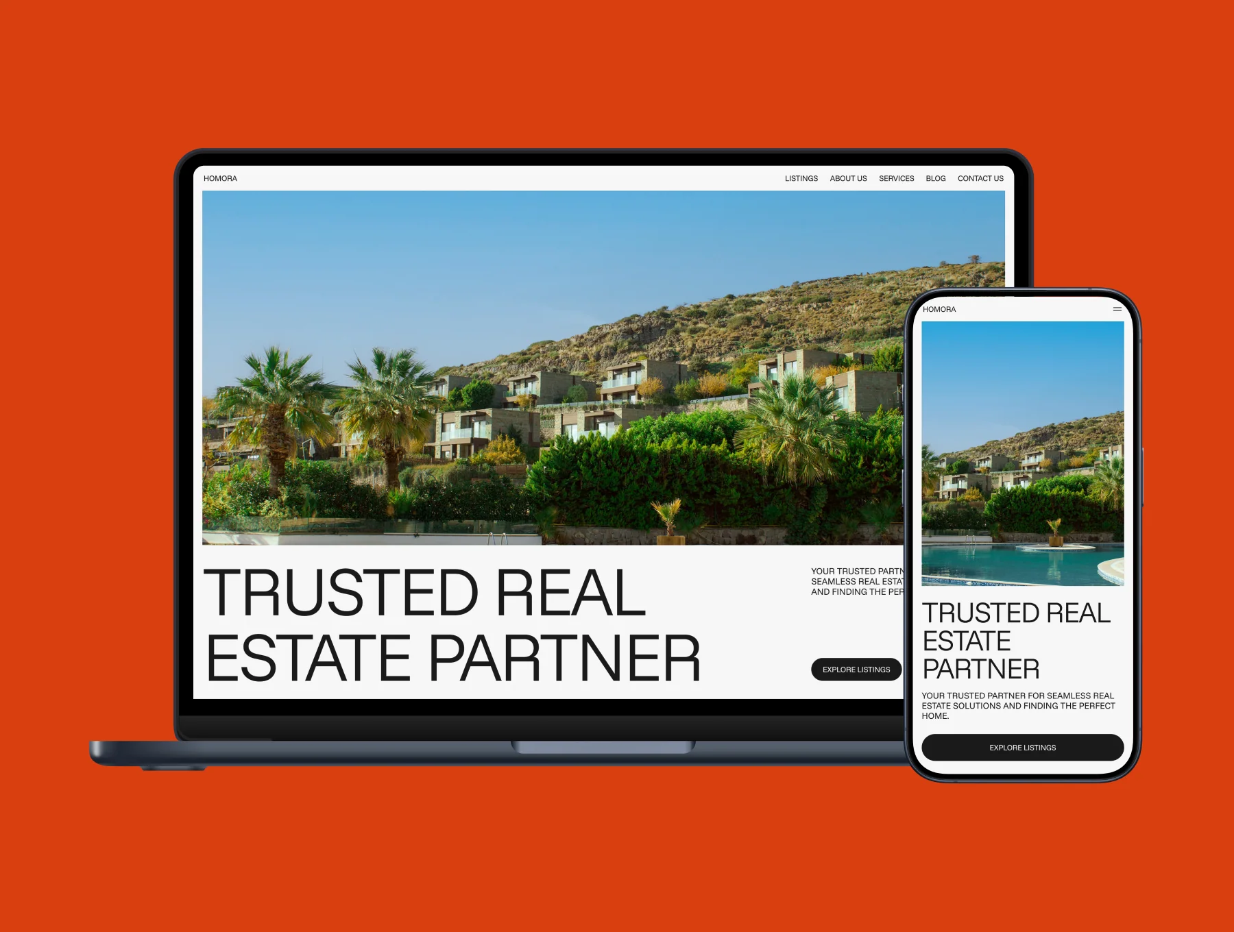 HOMORA – Real Estate Company Website 6