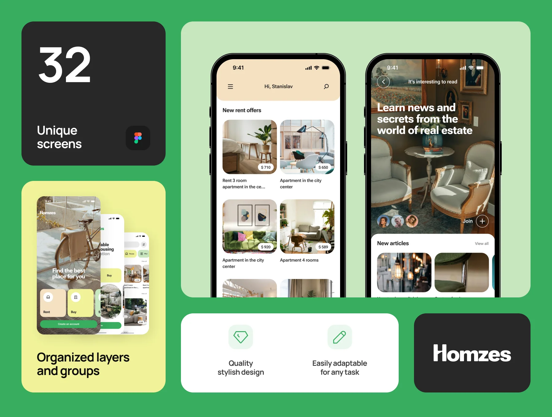 Homzes - Real Estate Mobile App
