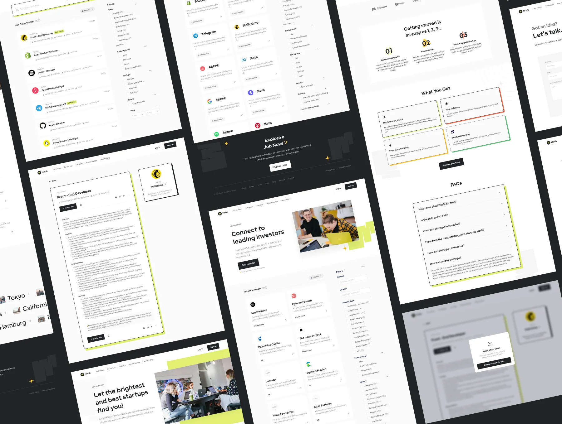 Hoob - Job Finder Website UI Kit 2