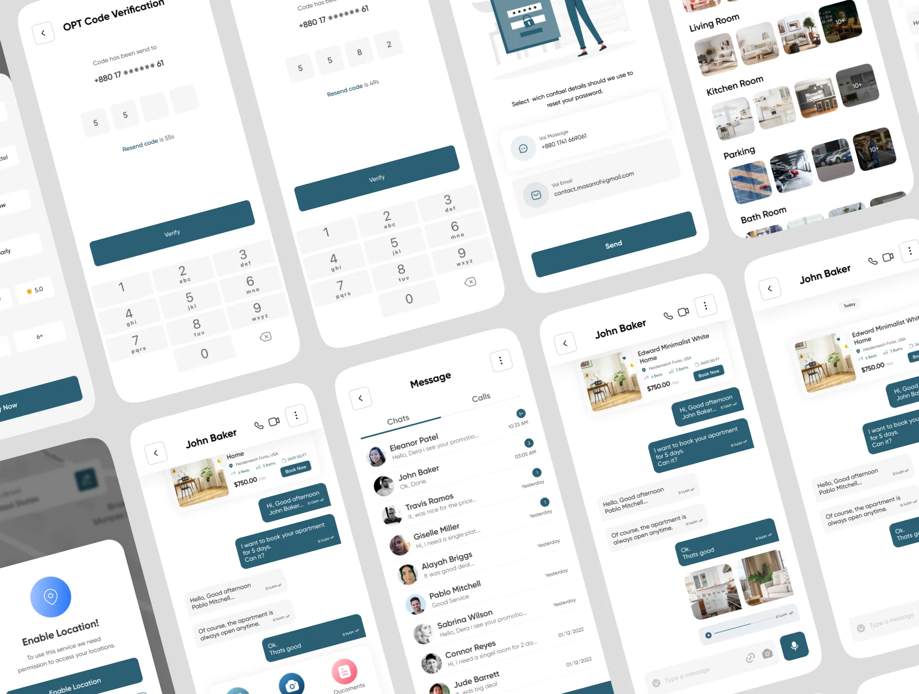 Hoom Mart - Real Estate App UI Kit 8