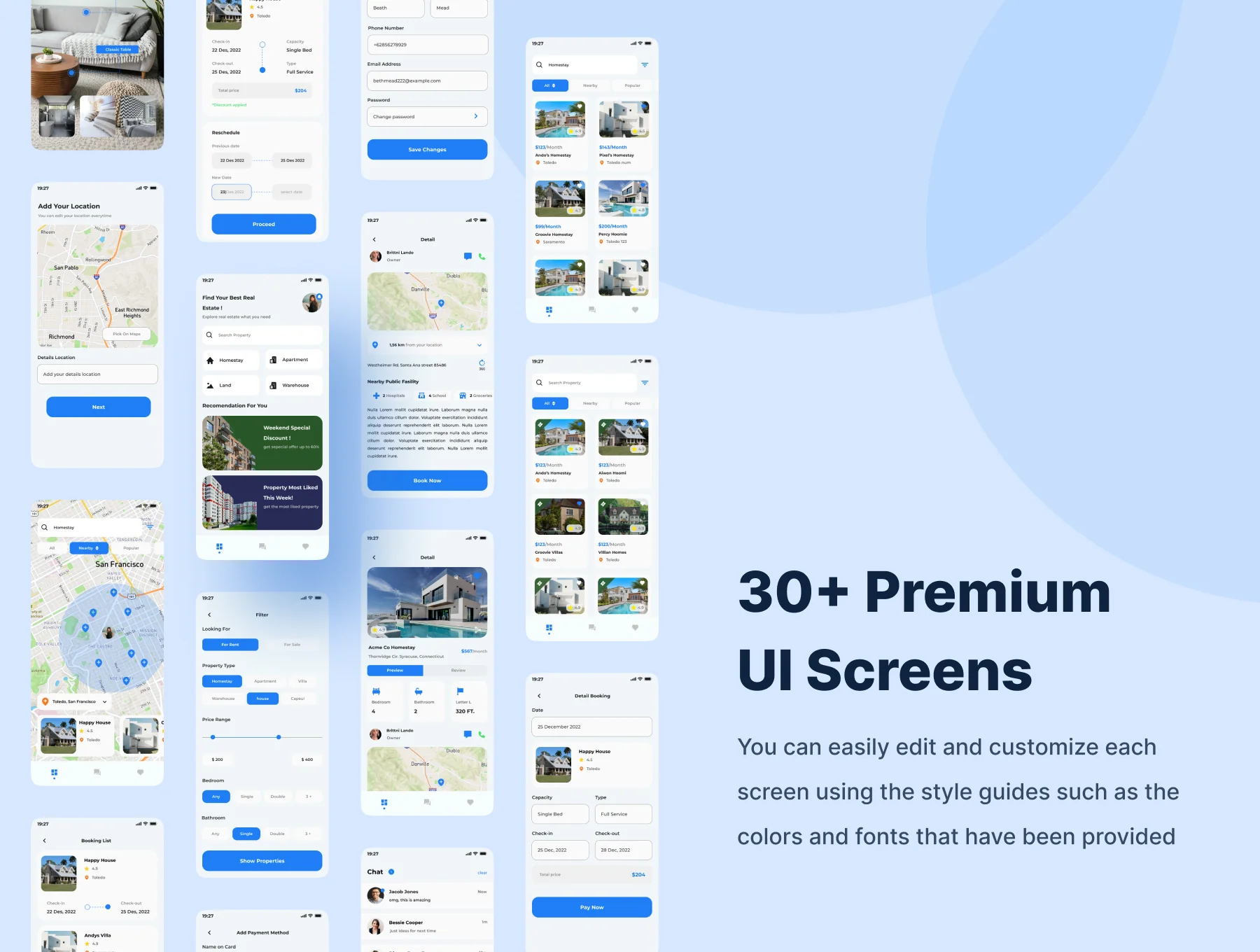 Hoomiw - Real Estate Mobile App UI Kits 3
