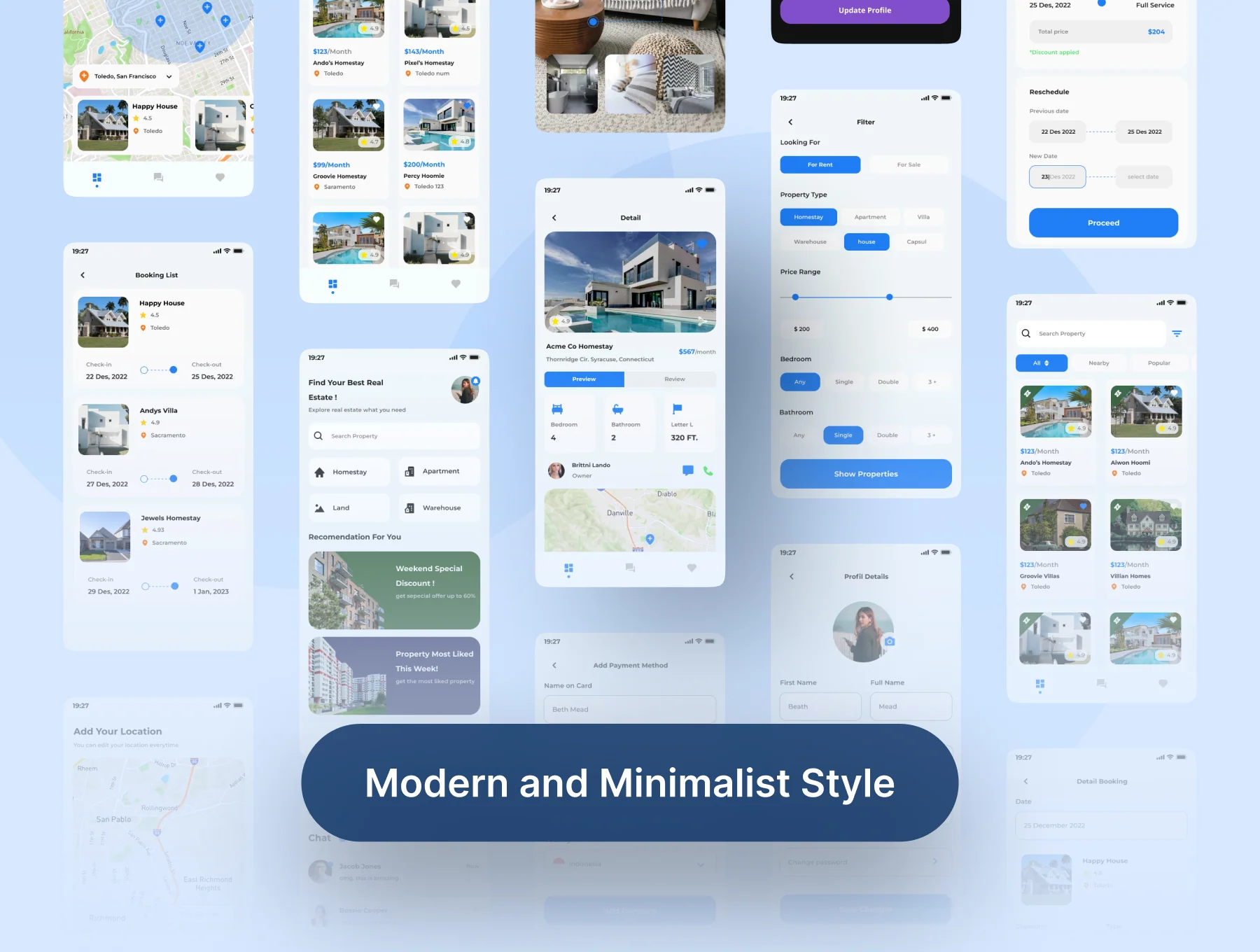 Hoomiw - Real Estate Mobile App UI Kits 6