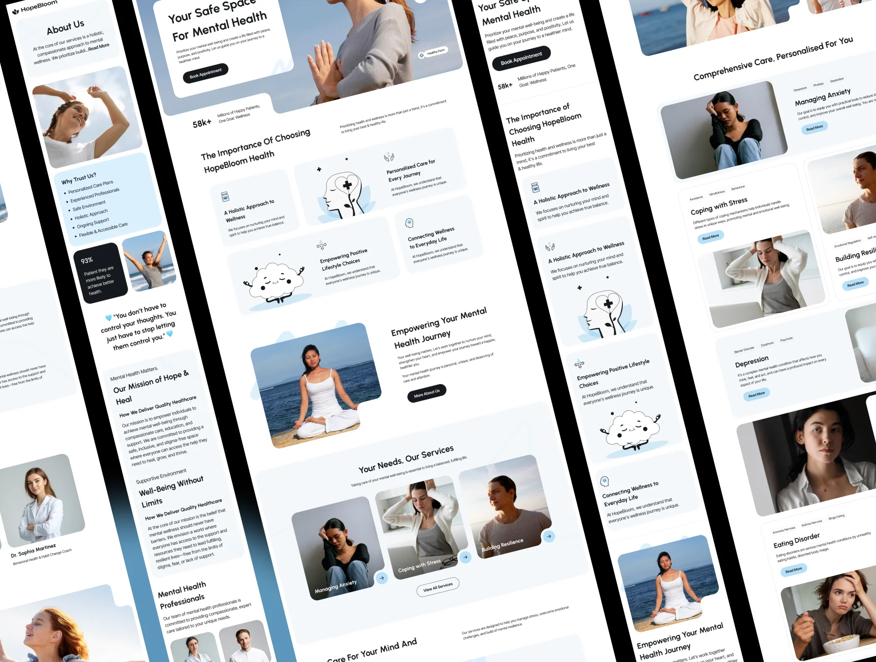 HopeBloom - Wellness Website Template 4