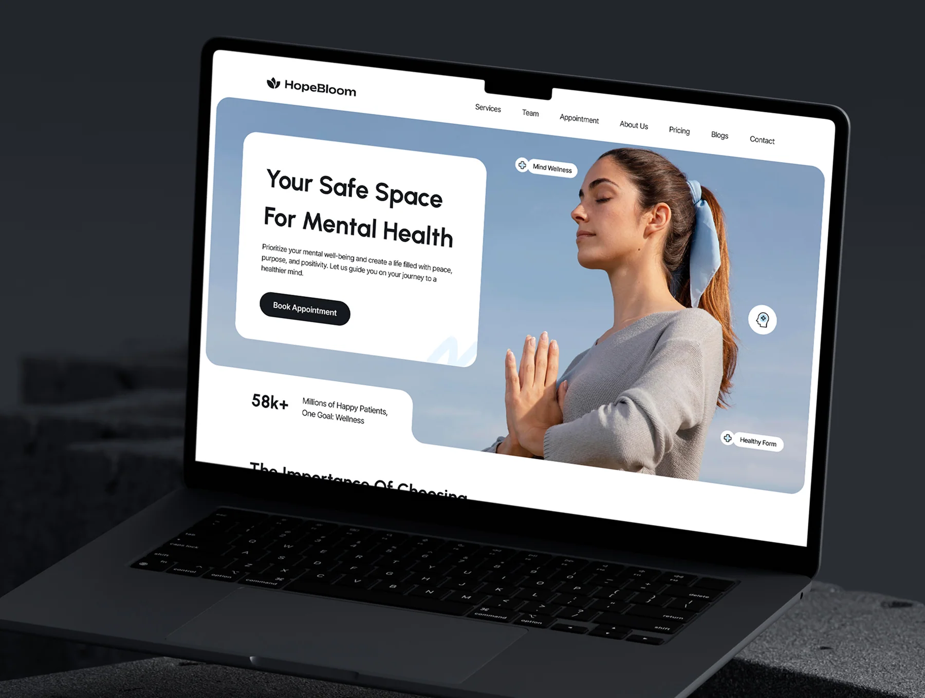 HopeBloom - Wellness Website Template 8
