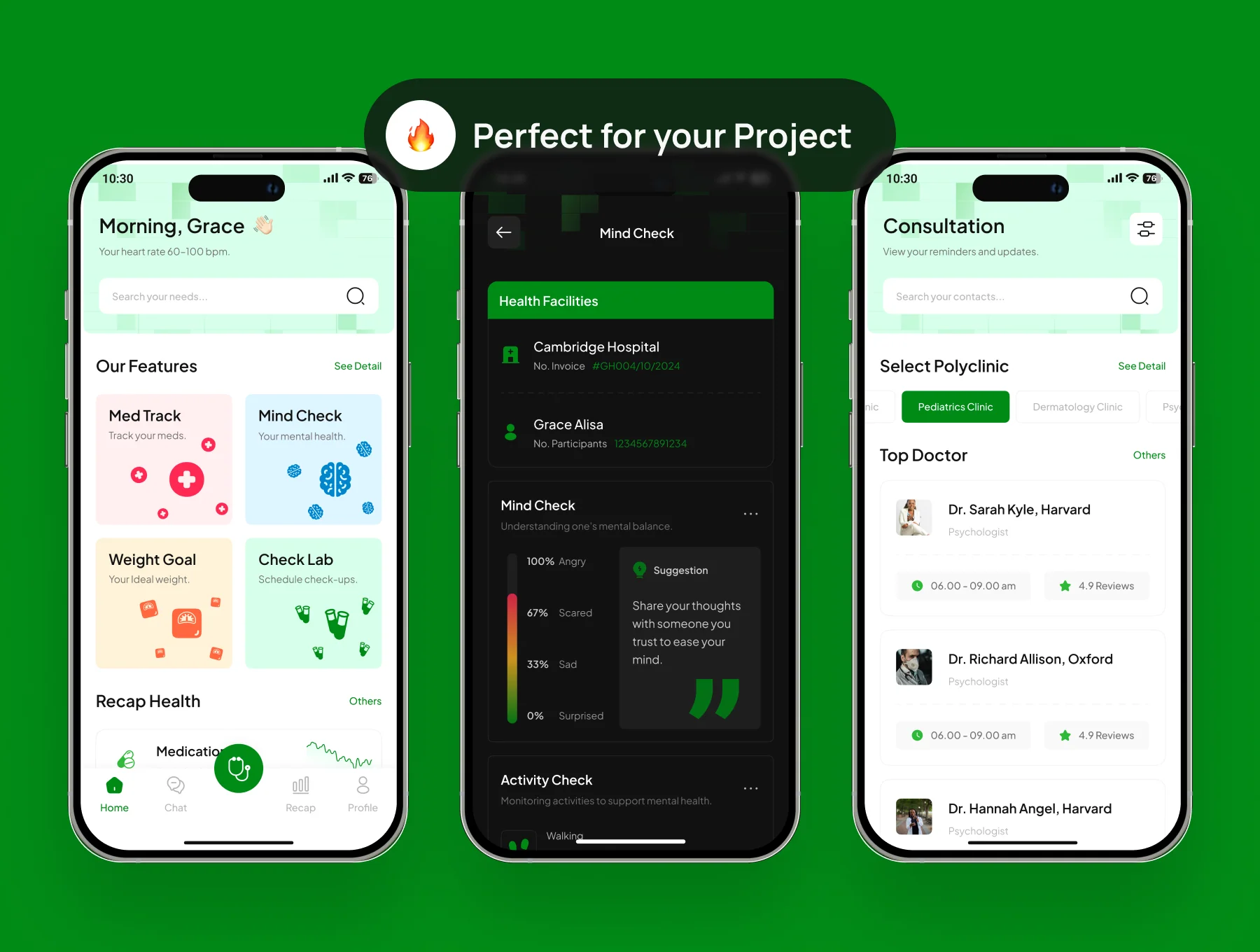 Hopeheal -  Health Care Mobile App 3