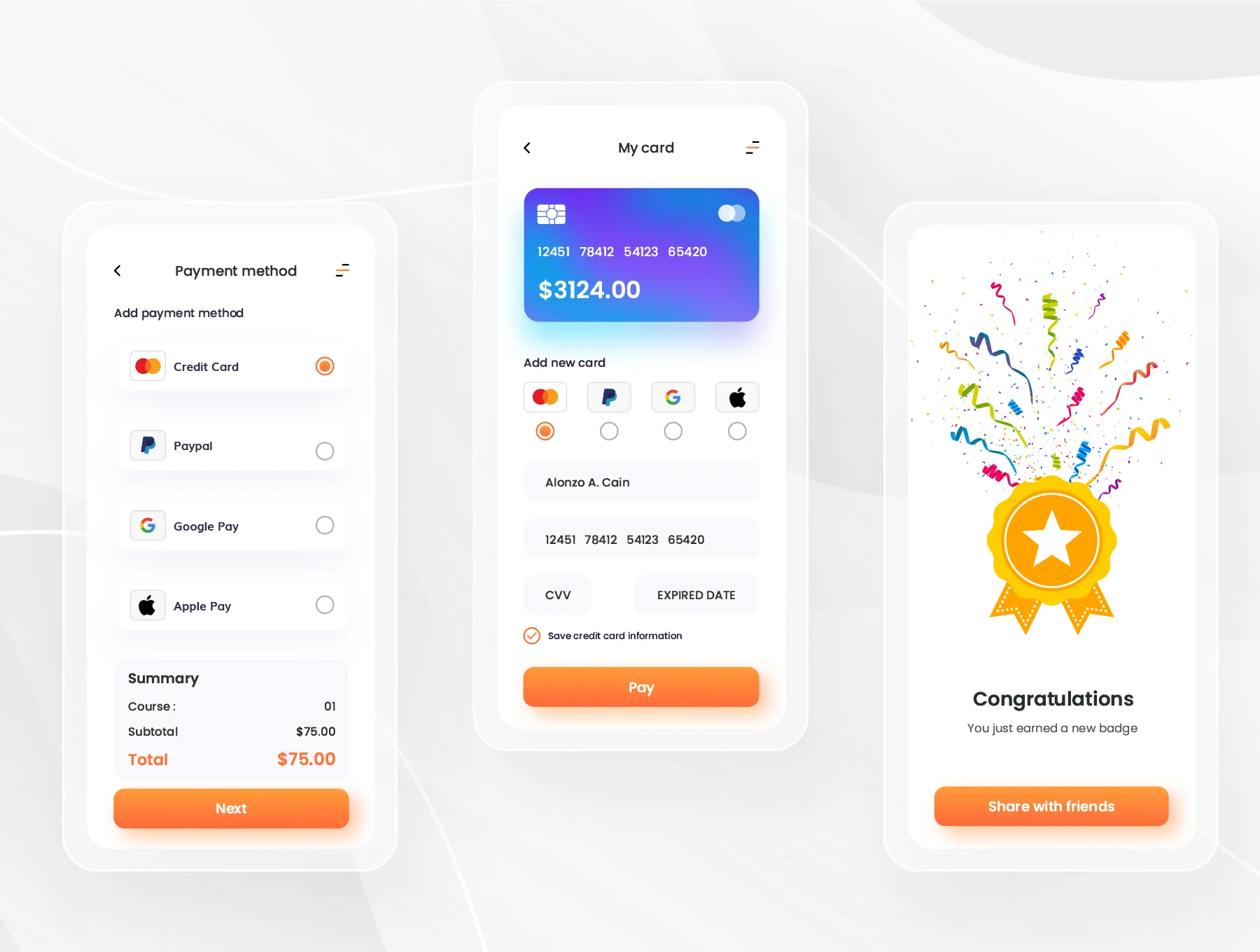 Horbax Online Learning  App UI Kit. 5