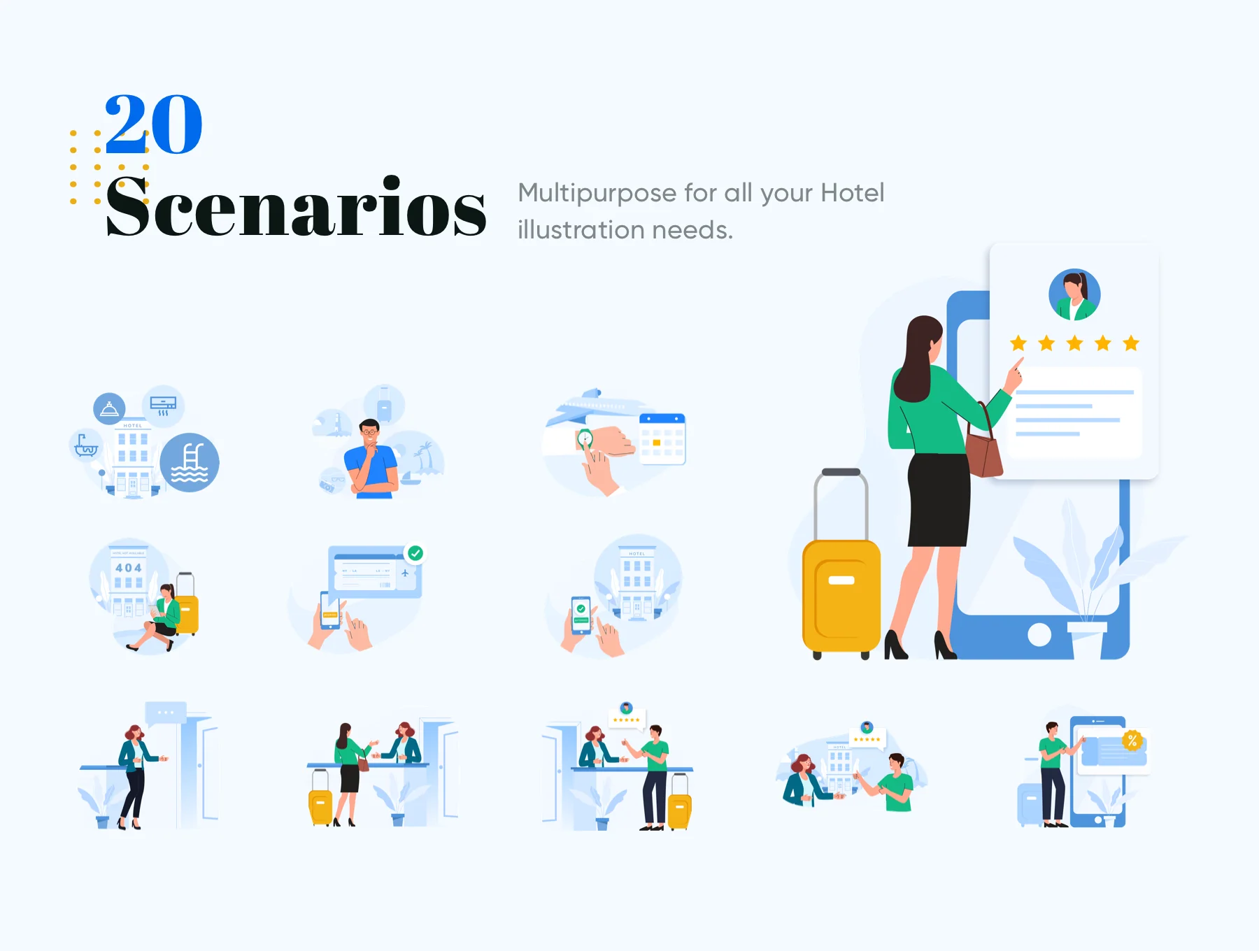 Horent - Hotel Rent Illustration 3