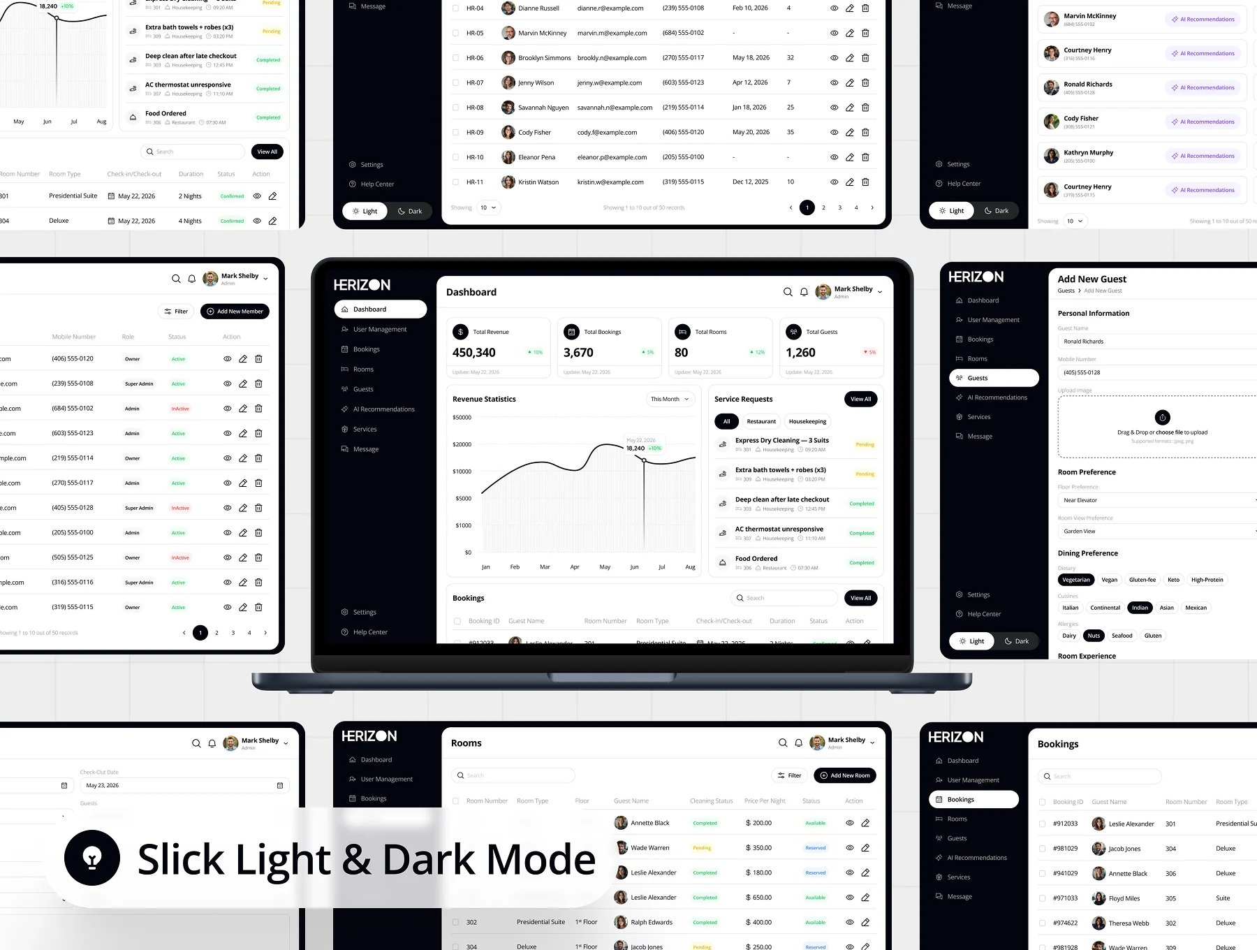 Horizon - AI Powered Hotel Booking Dashboard 3