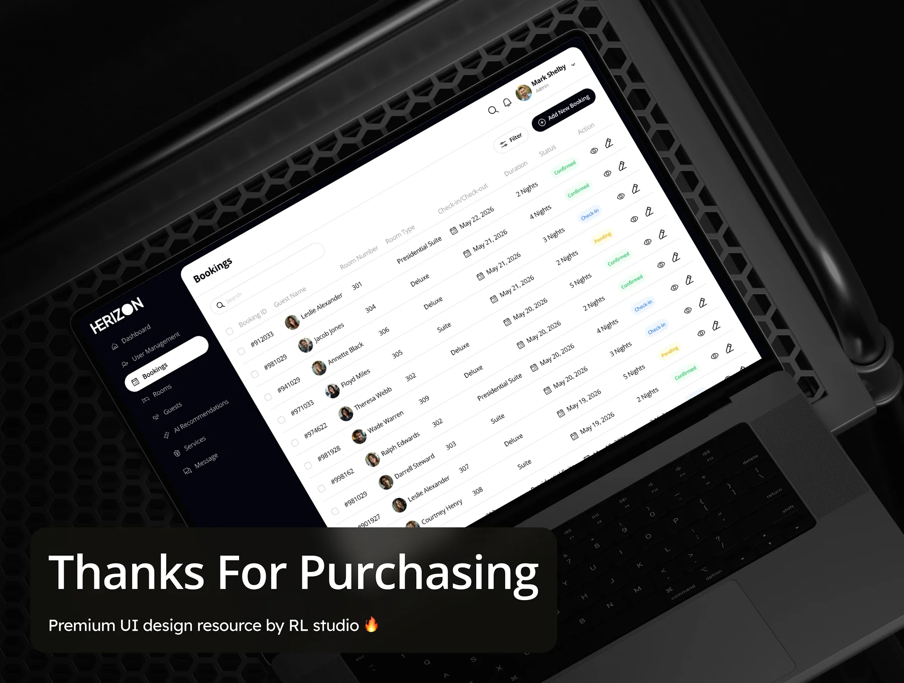 Horizon - AI Powered Hotel Booking Dashboard 8