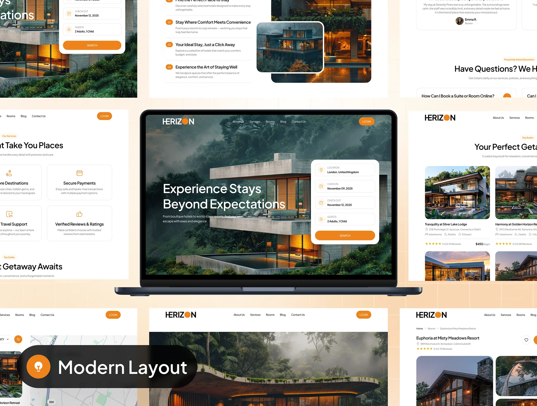 Horizon - Hotel Booking Website UI Kit 3
