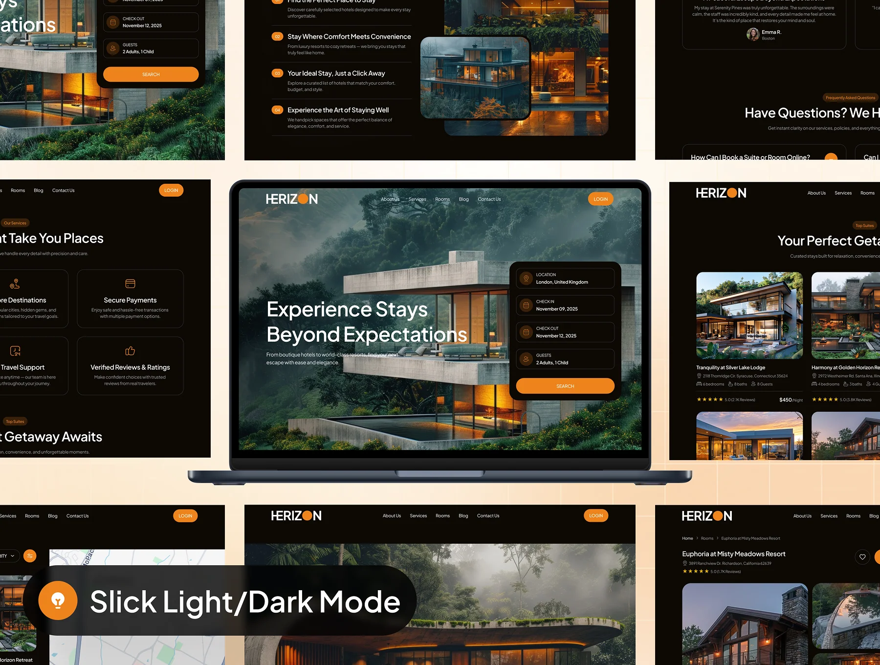Horizon - Hotel Booking Website UI Kit 4