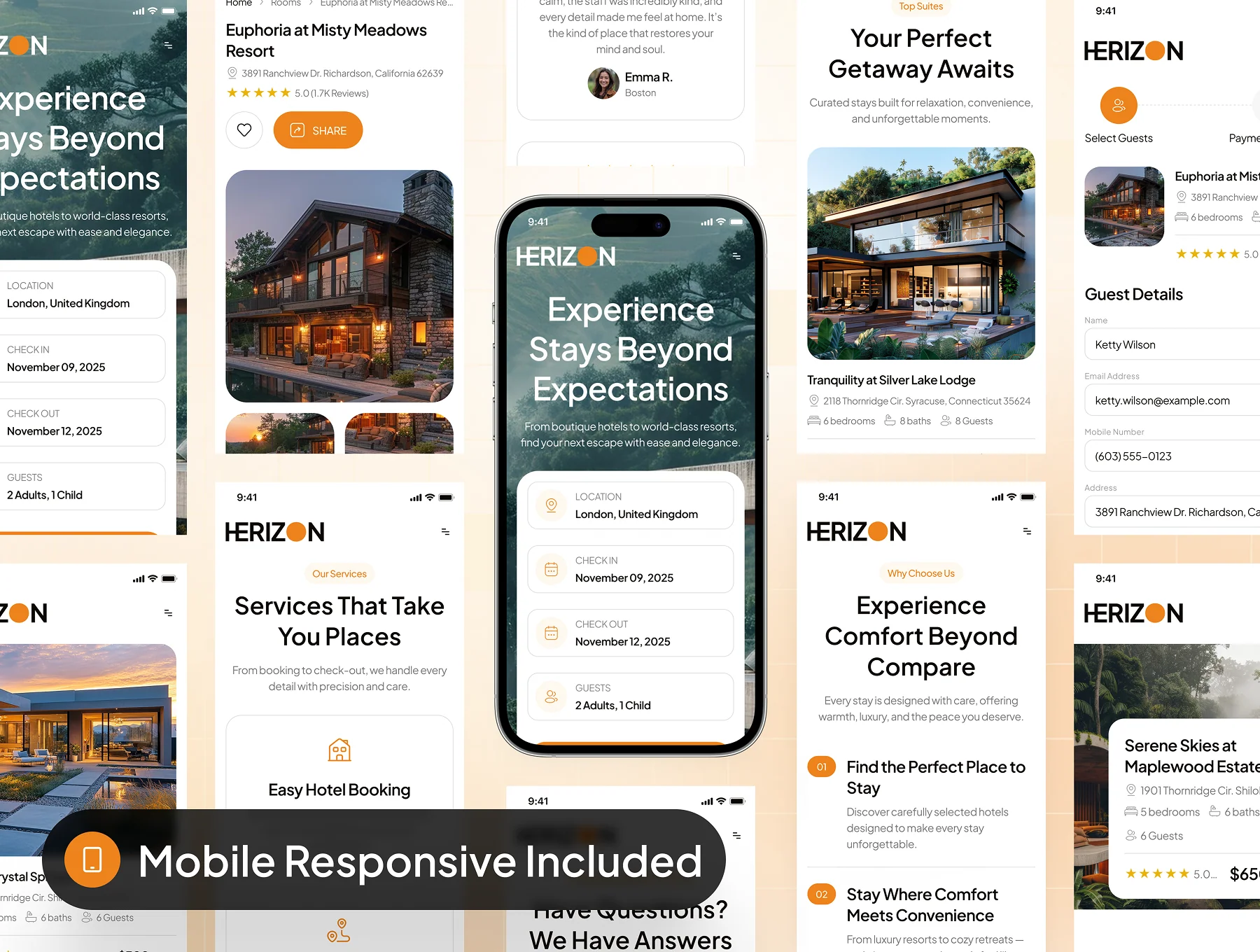 Horizon - Hotel Booking Website UI Kit 7
