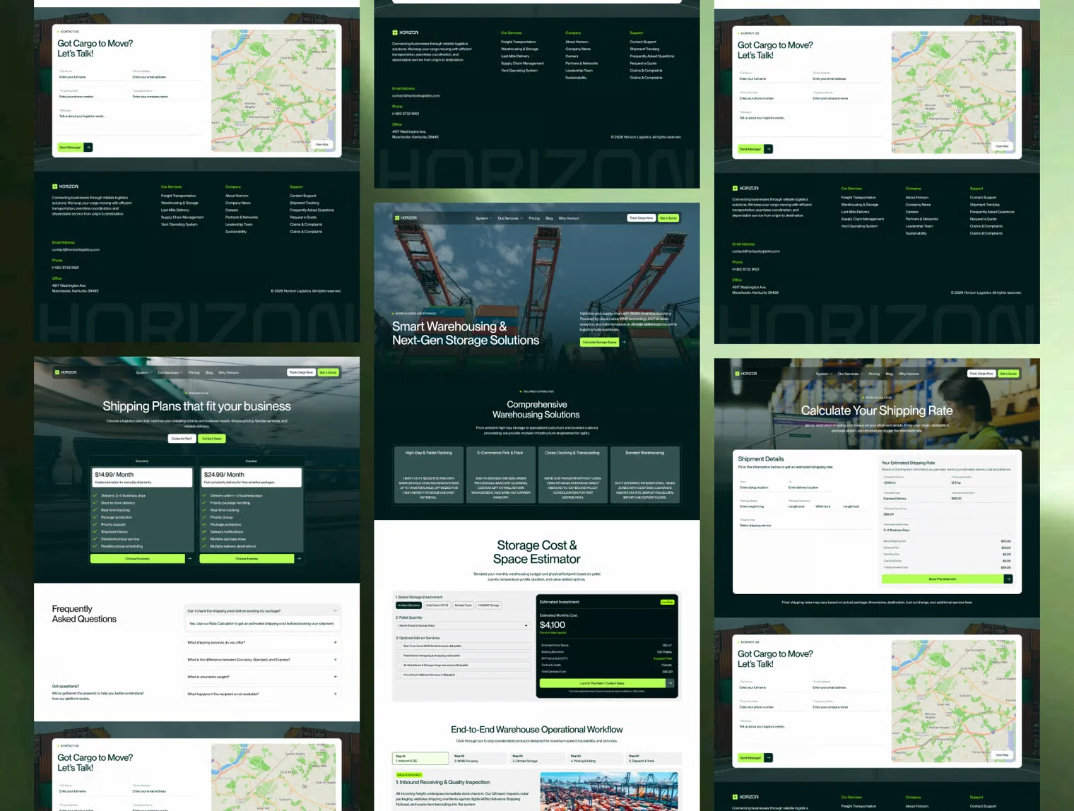 Horizon - Logistic Industries Website Template 2
