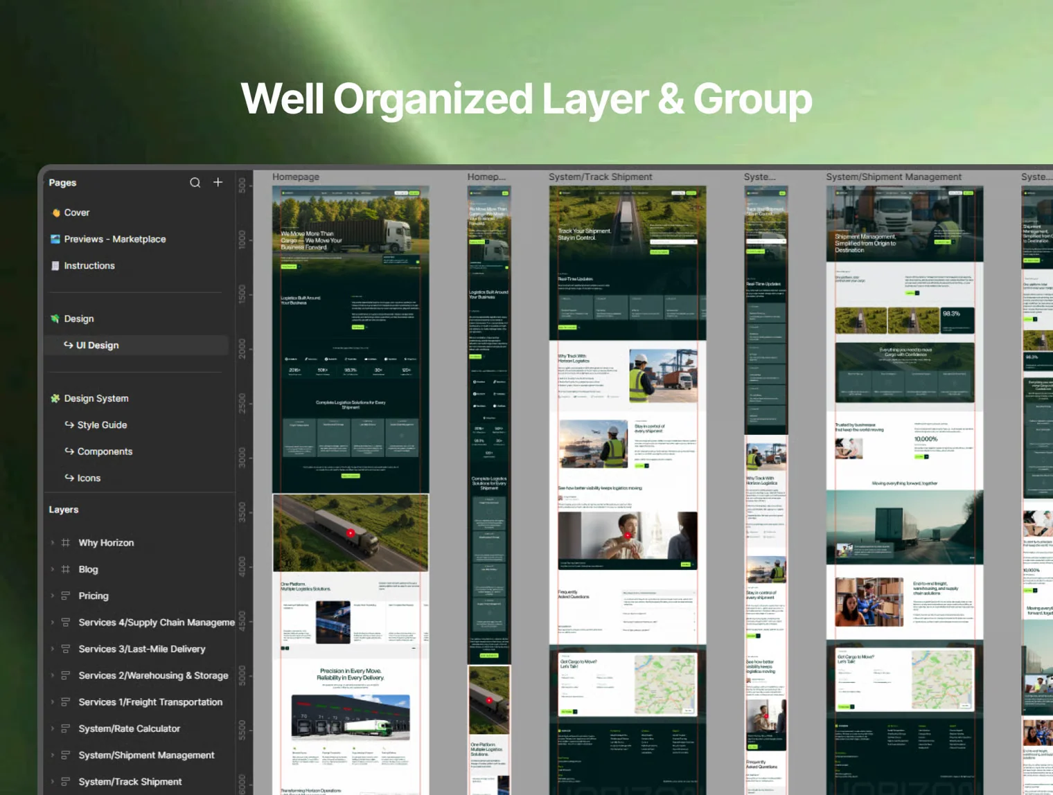Horizon - Logistic Industries Website Template 4