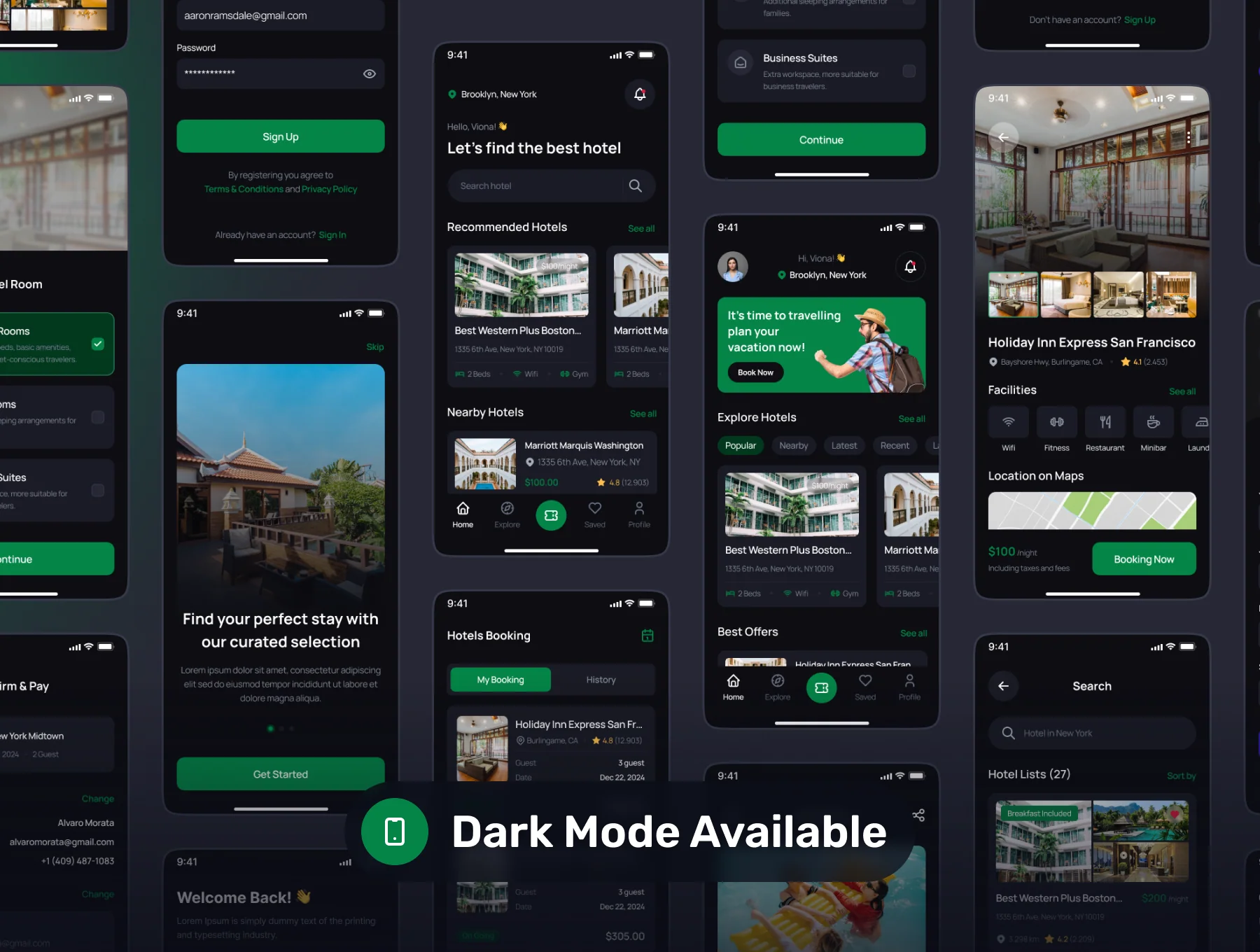 HORIZONE - Booking Hotel App UI Kit 2
