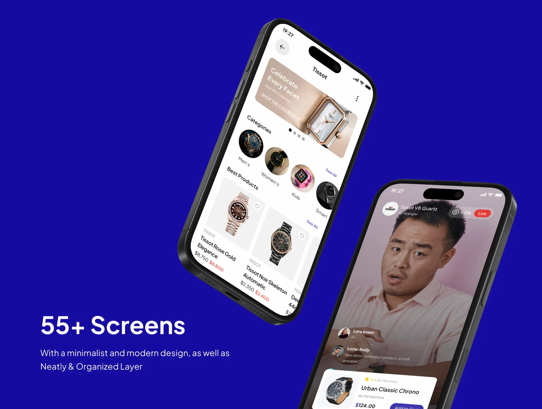 Horology - Watch Shop App UI Kits 3