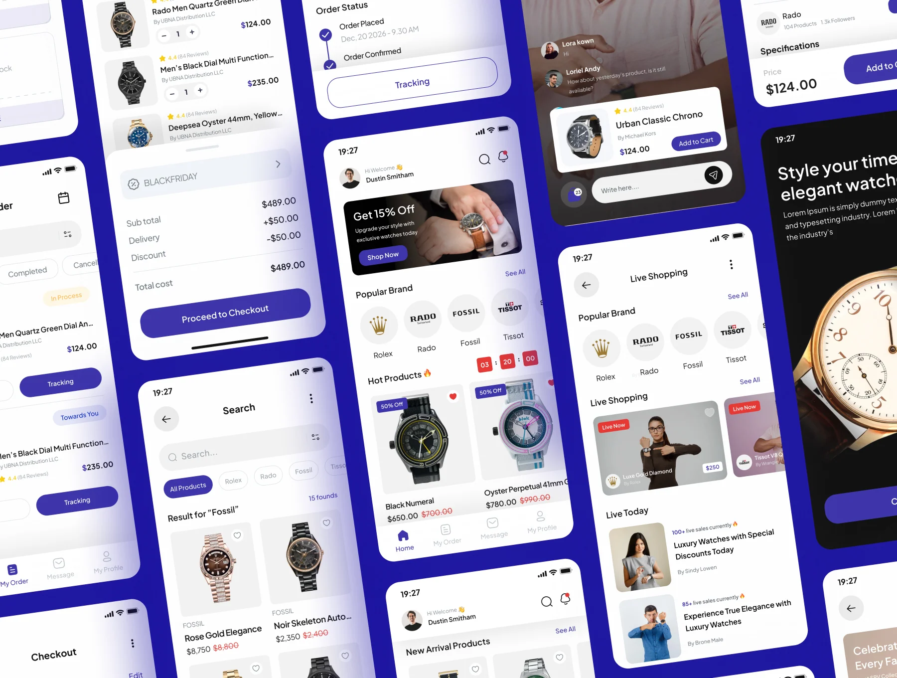 Horology - Watch Shop App UI Kits 5
