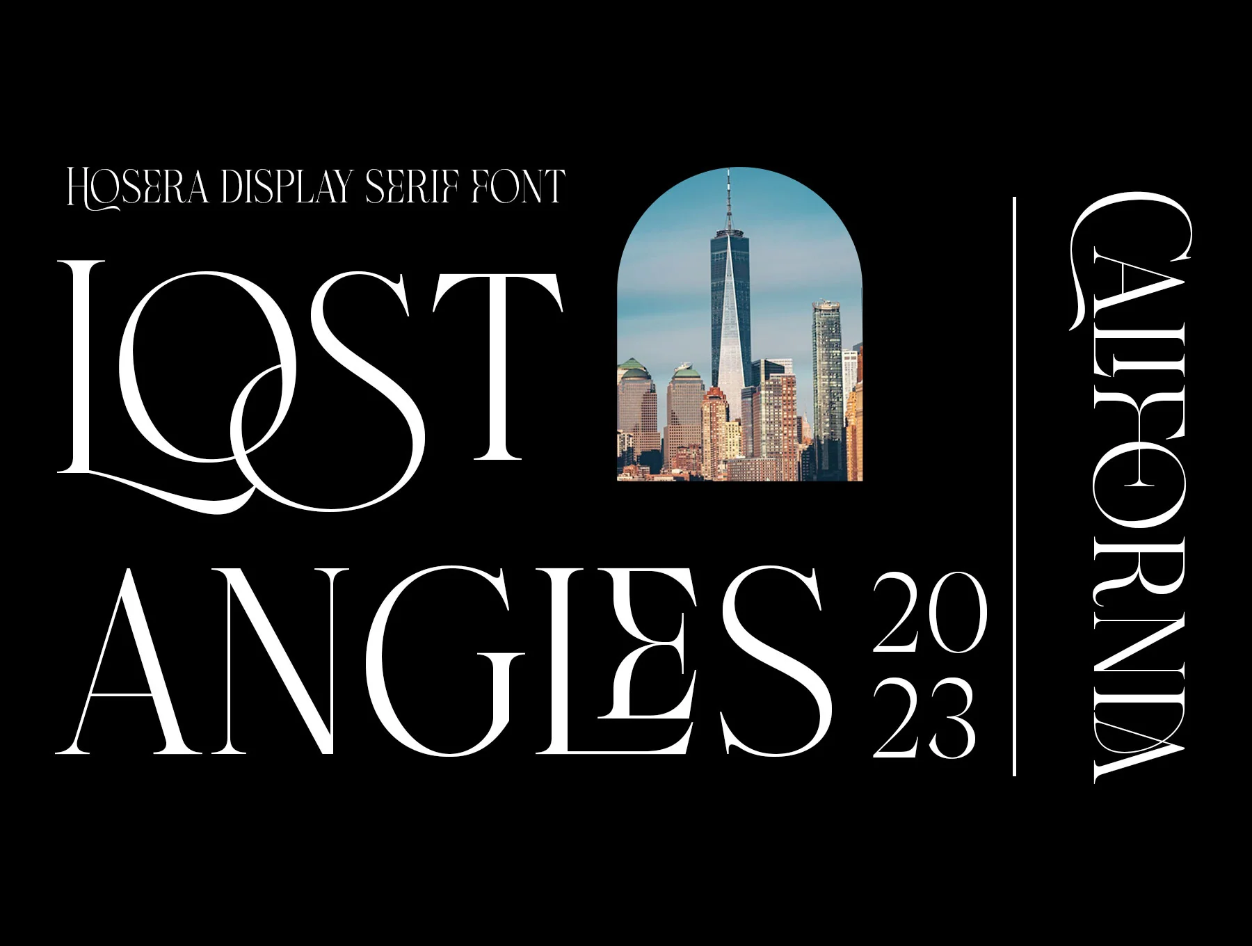 Hosera A Elegant Serif Font 5