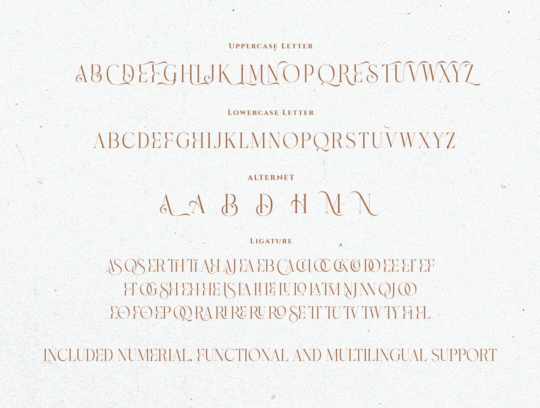 Hosera A Elegant Serif Font 8