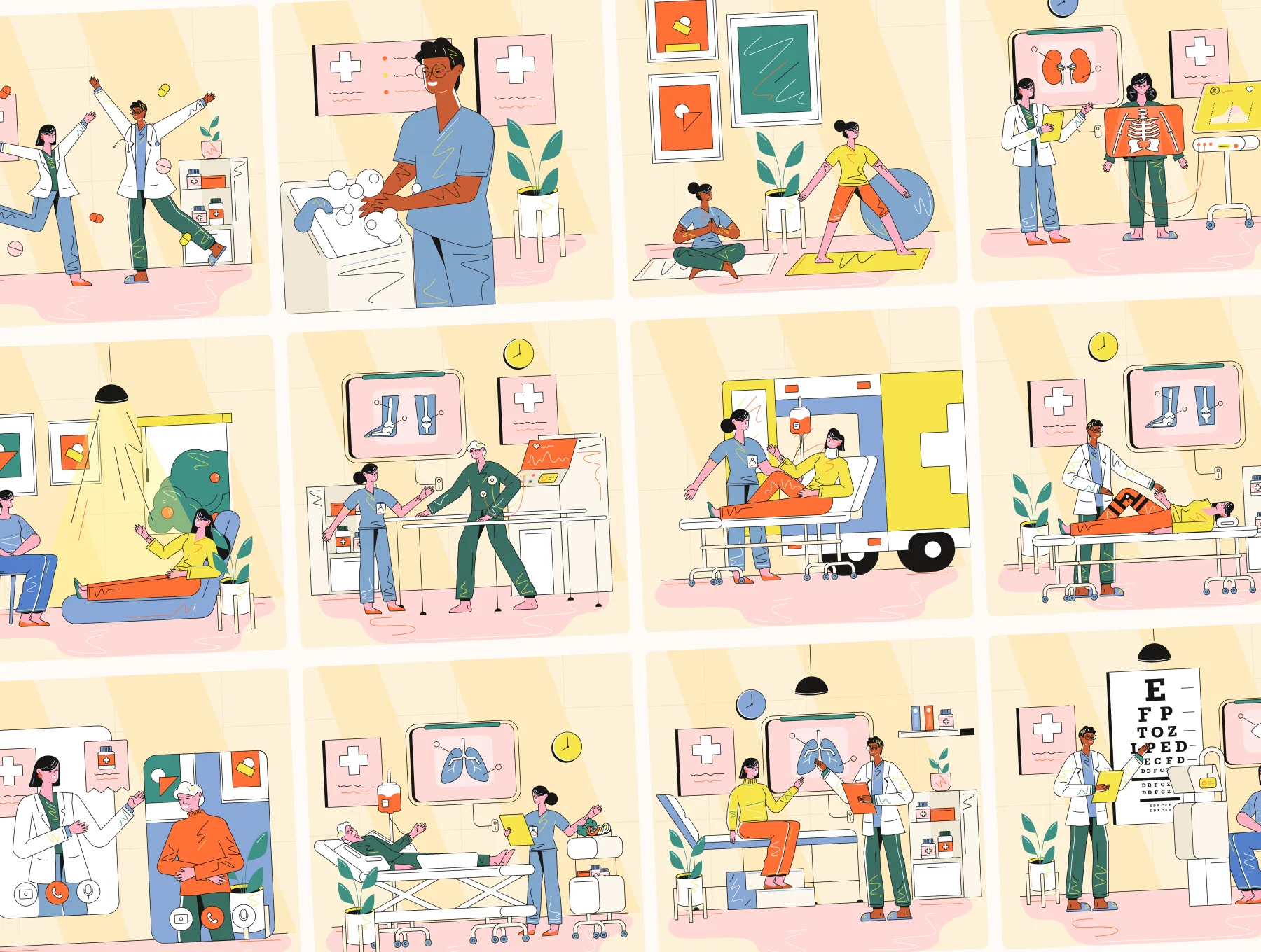 Hospital & Health Illustration 7