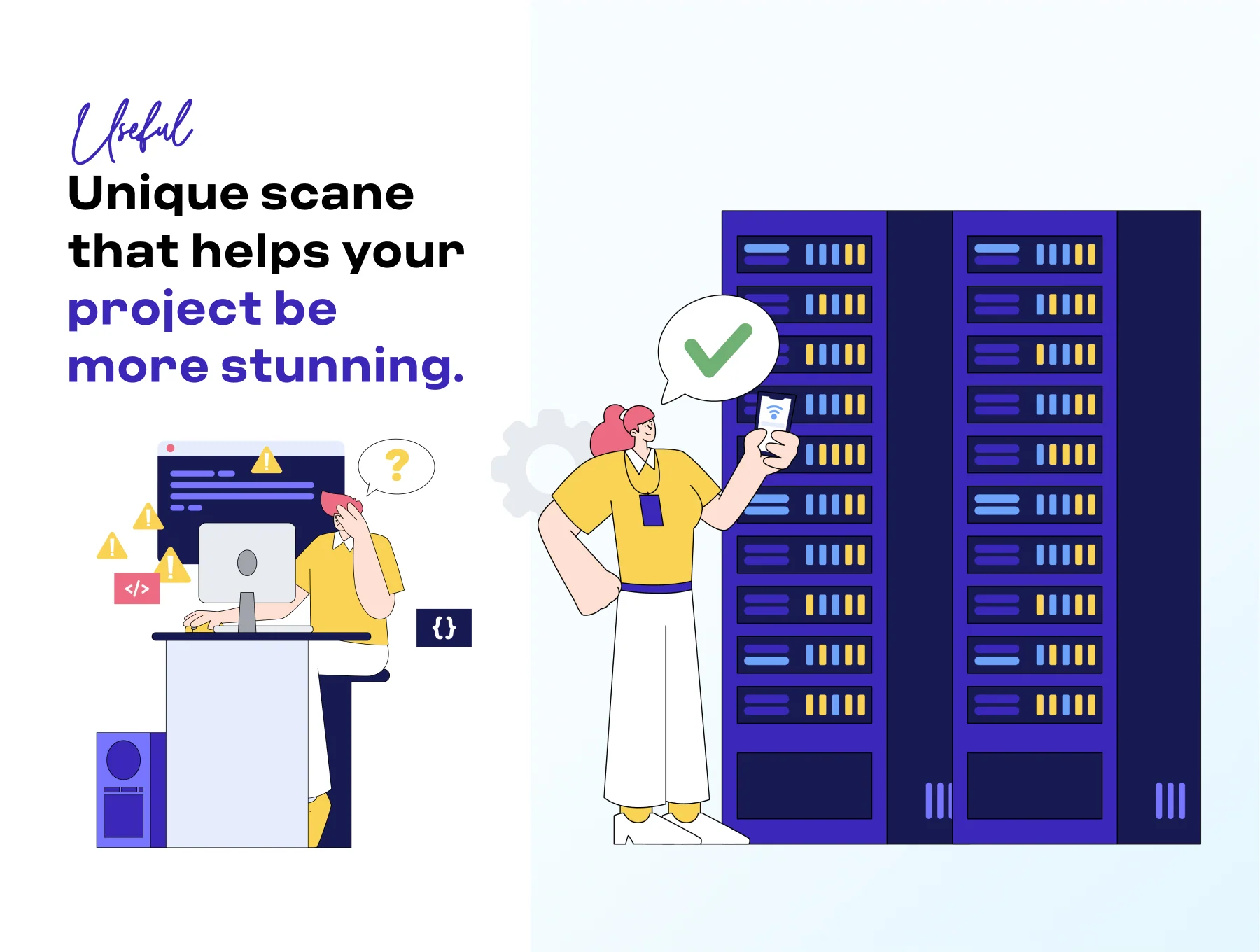 Hosting & Server Technology Illustration Pack 2