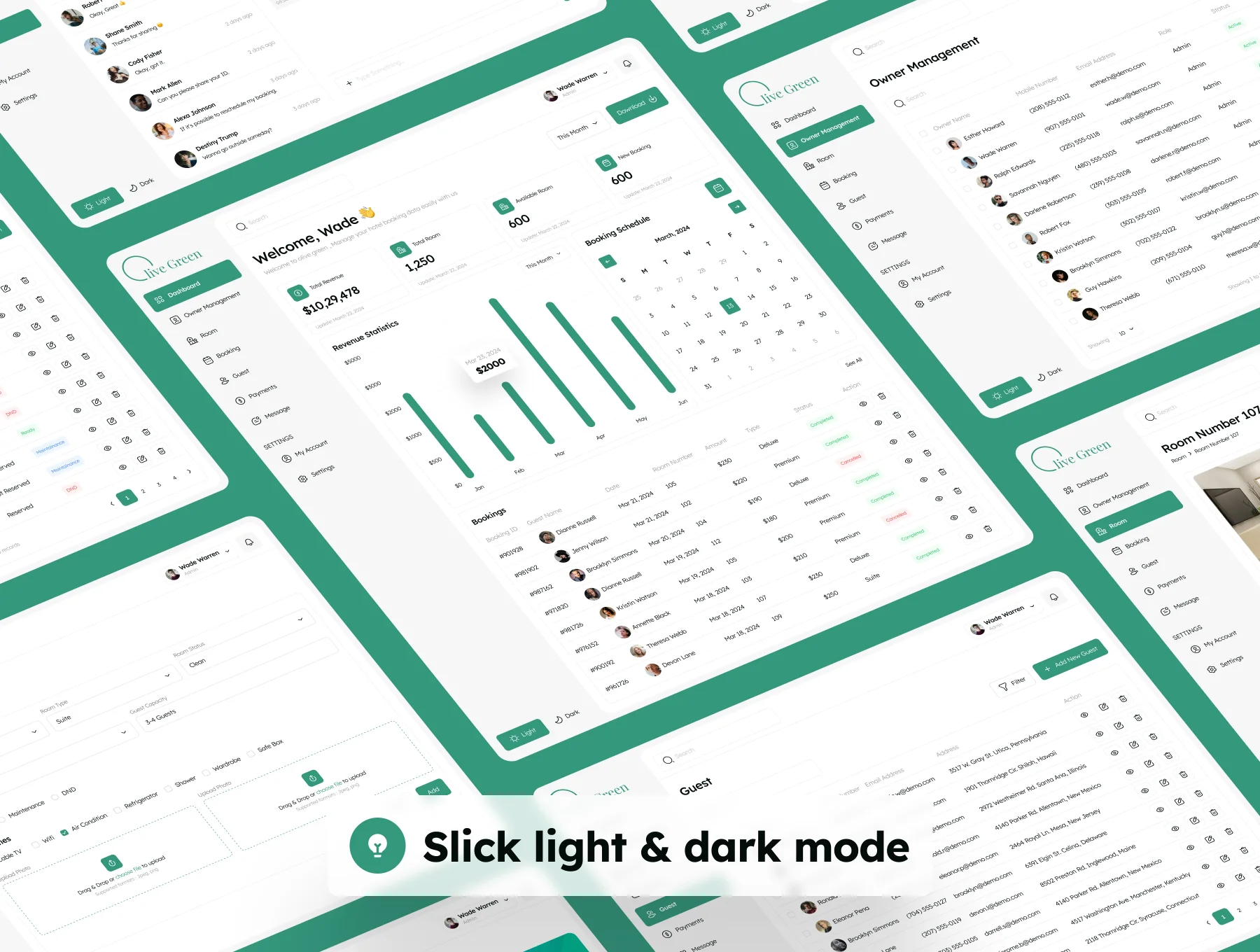 Hotel Booking Dashboard Admin UI Kit 5