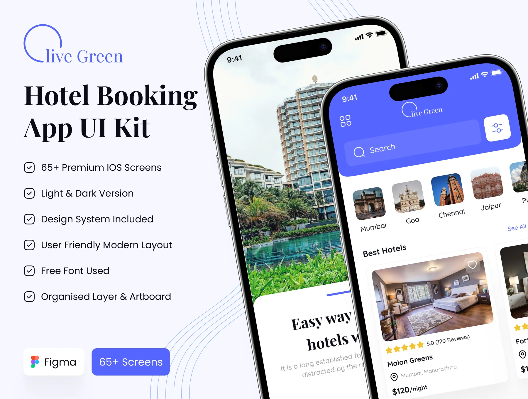 Hotel Booking App UI Kit