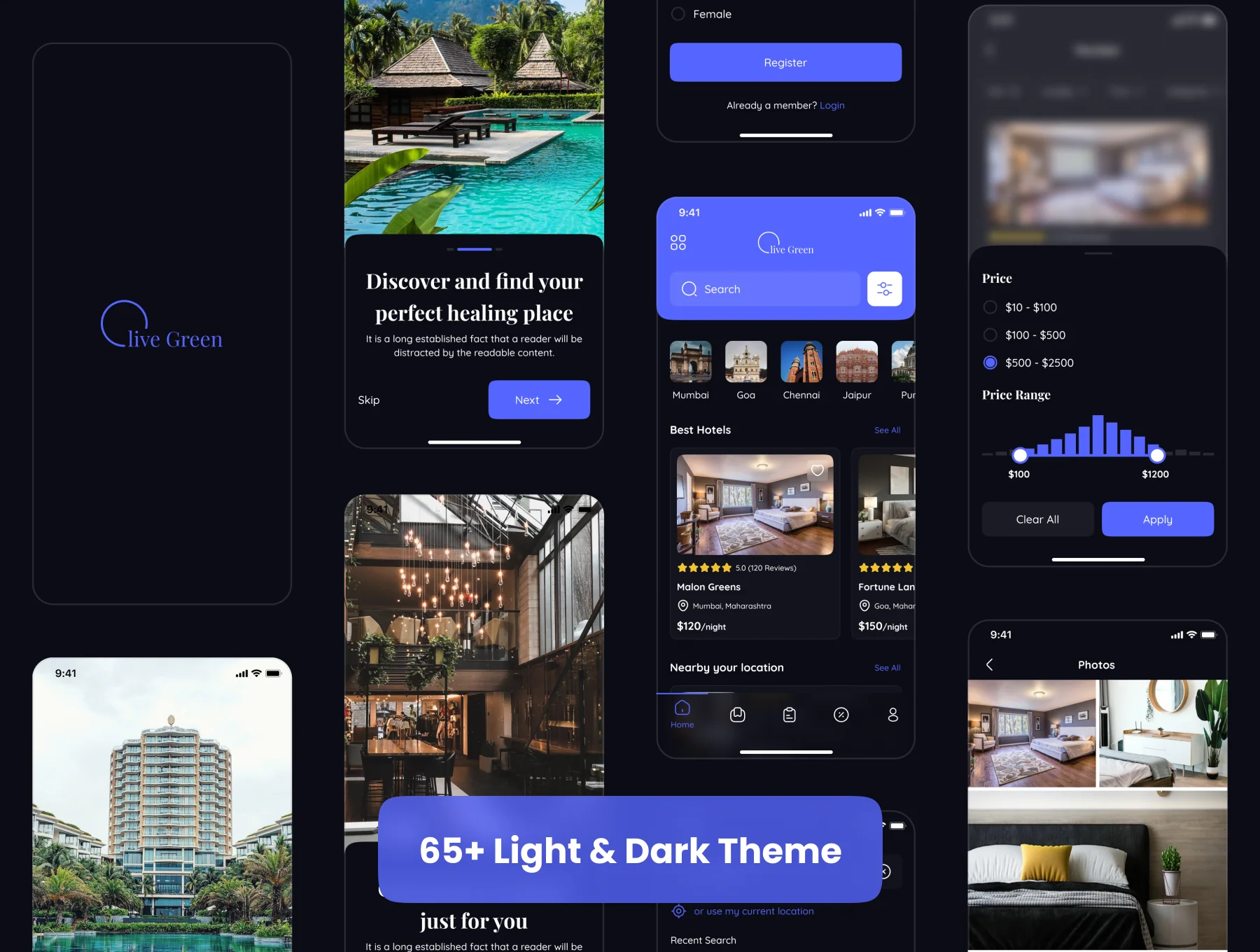 Hotel Booking App UI Kit 7
