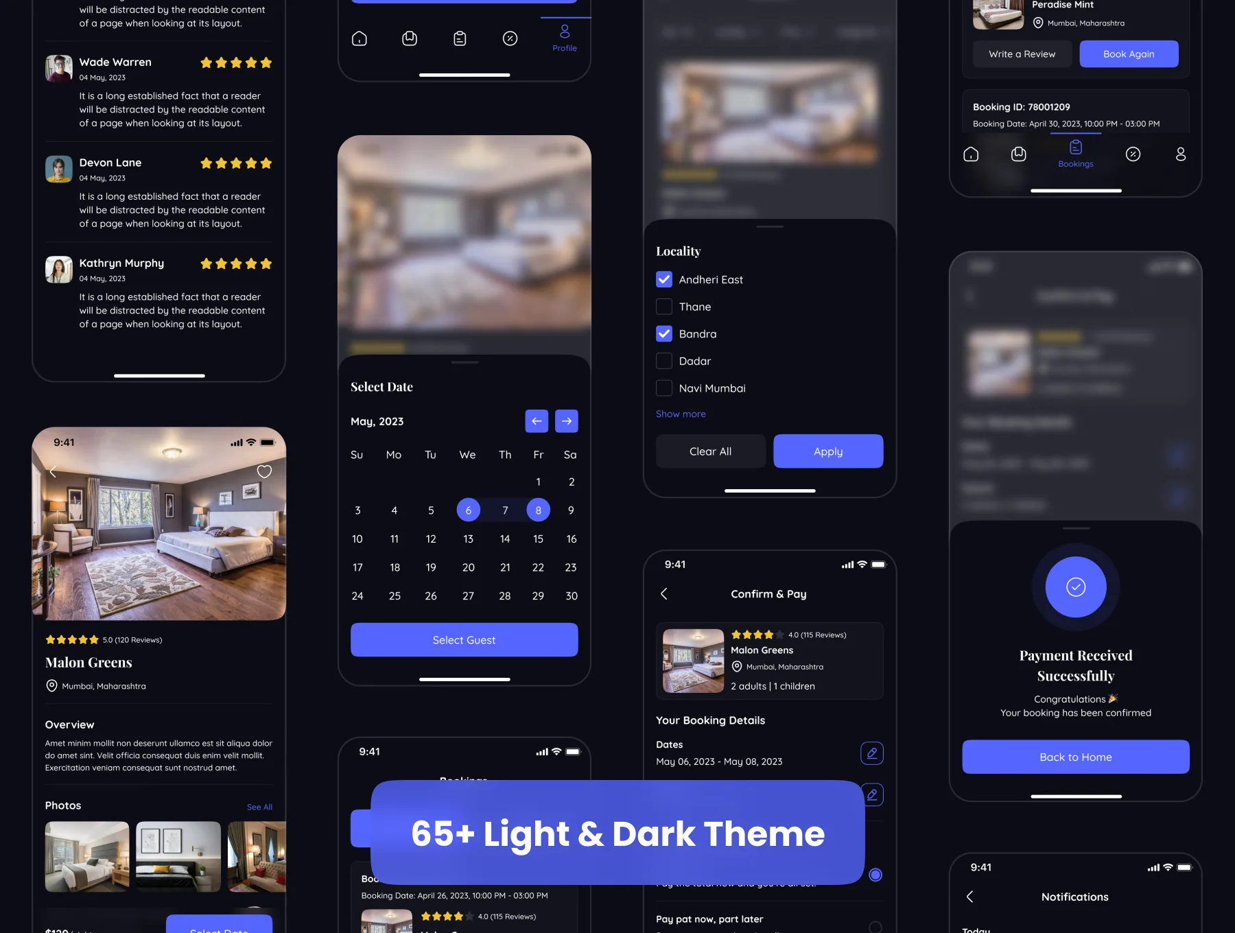 Hotel Booking App UI Kit 8