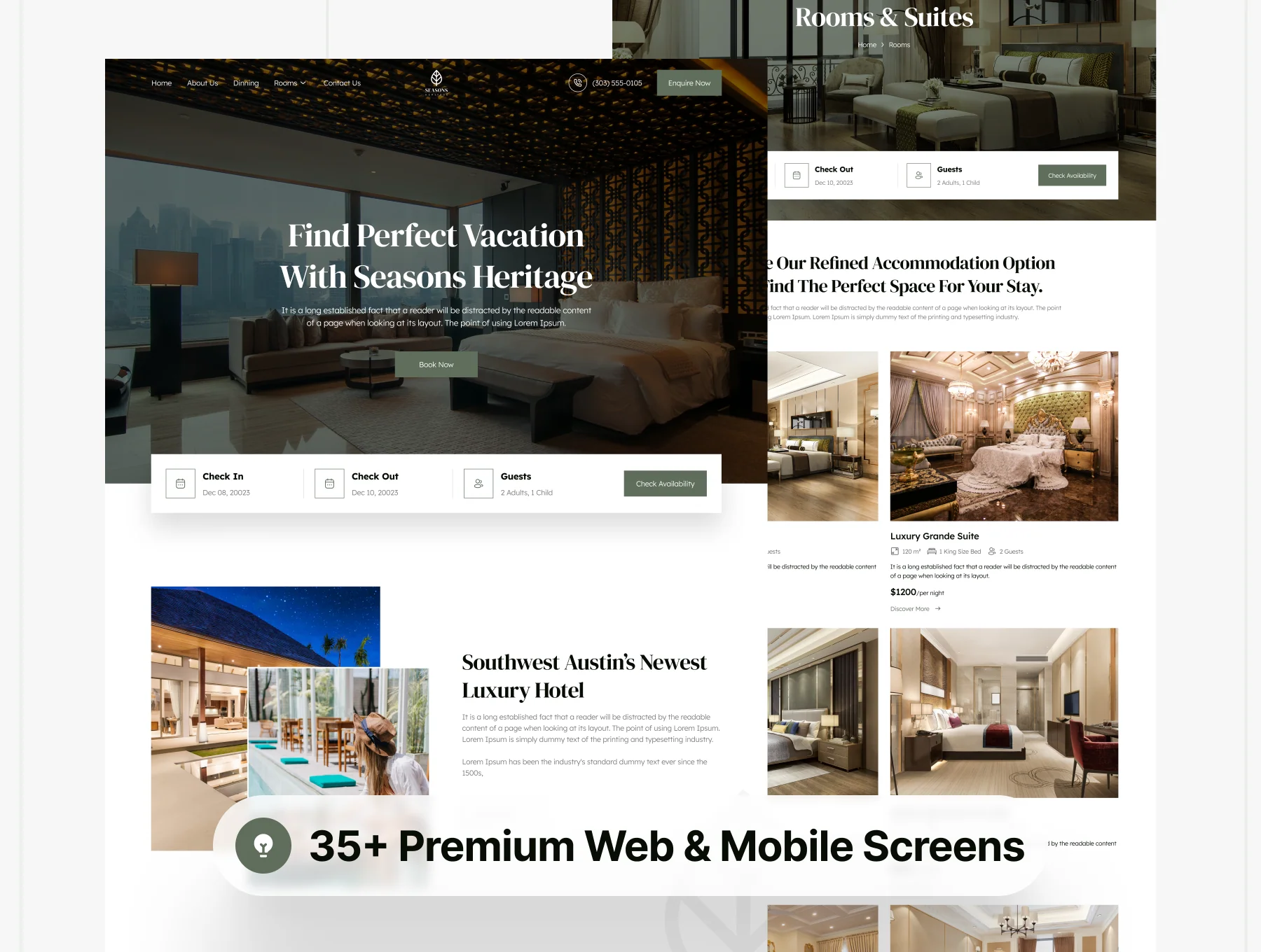 Hotel Booking Website UI Kit 5