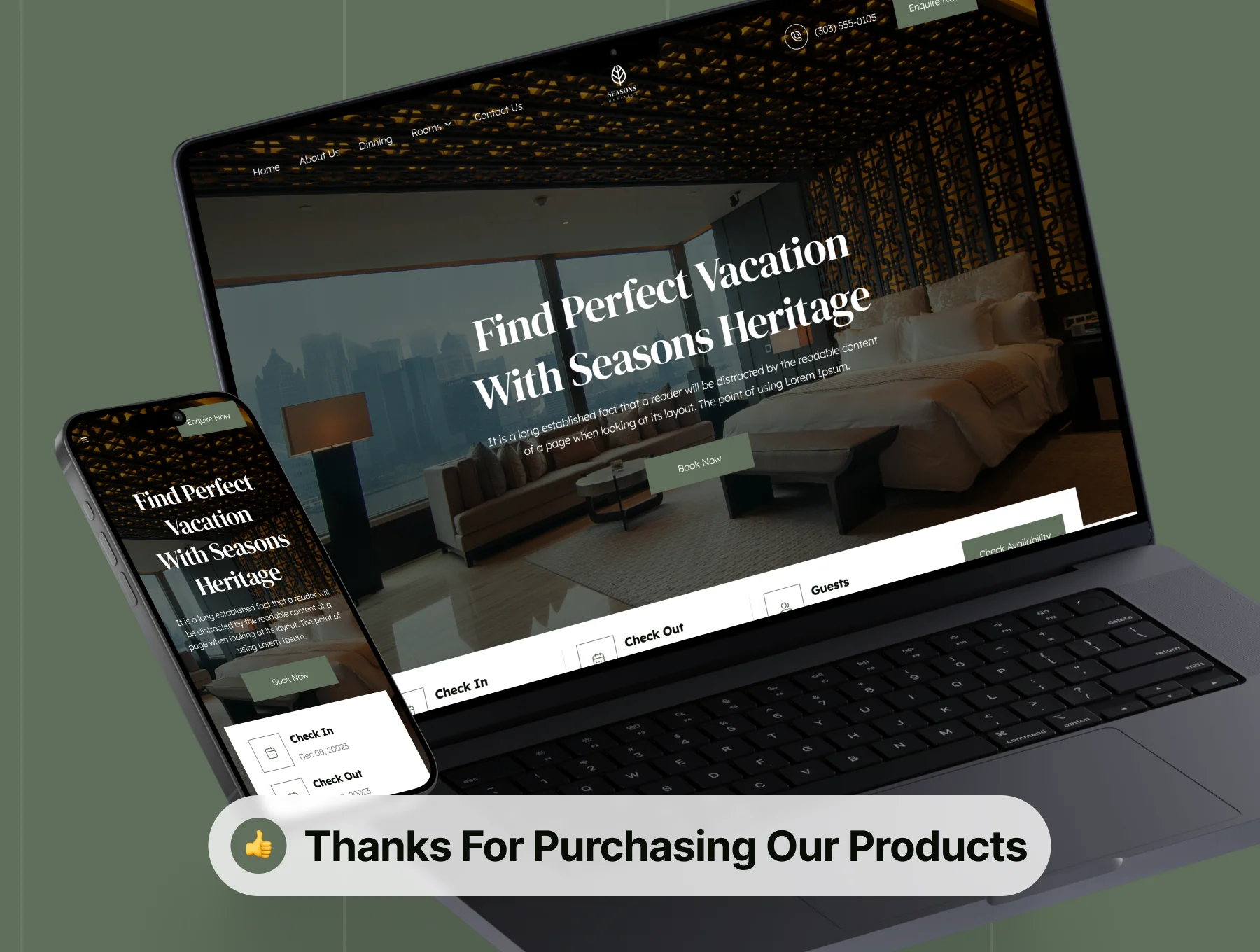 Hotel Booking Website UI Kit 8