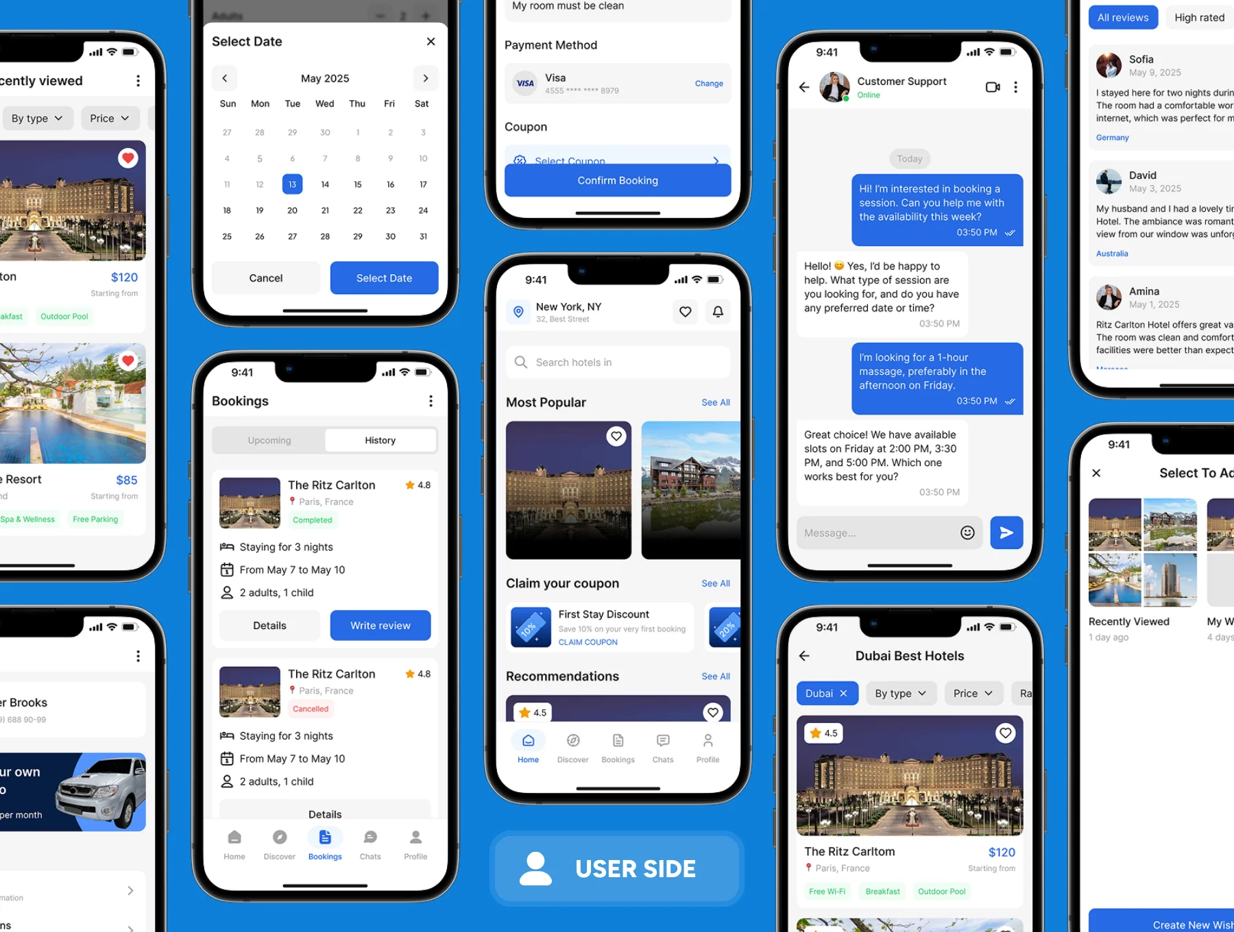 Hotelia - Hotel Booking App UI Kit 5
