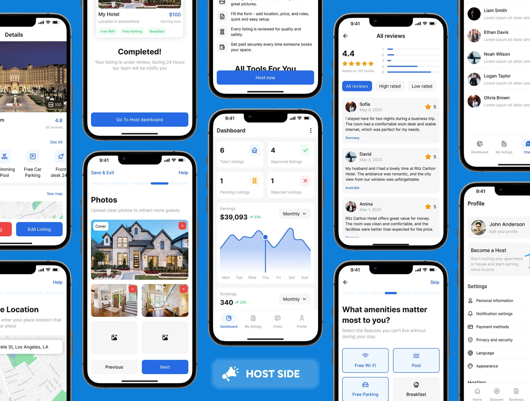 Hotelia - Hotel Booking App UI Kit 6